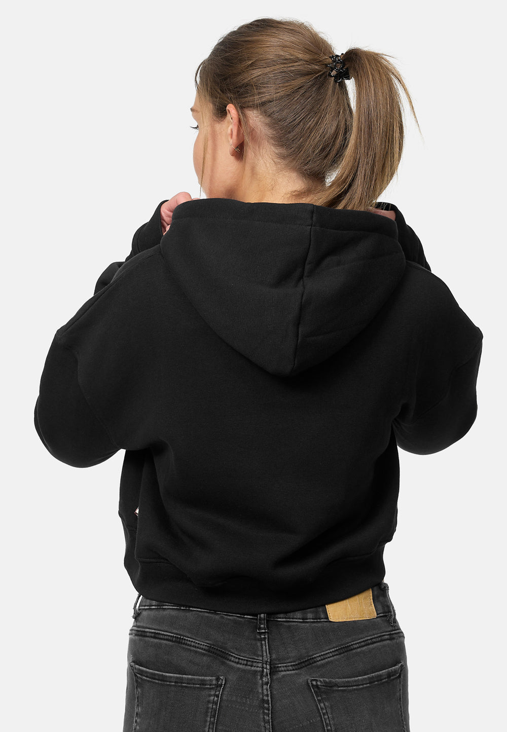 Lonsdale London 114031 Ladies Roxeth Kapuzenpullover Schwarz