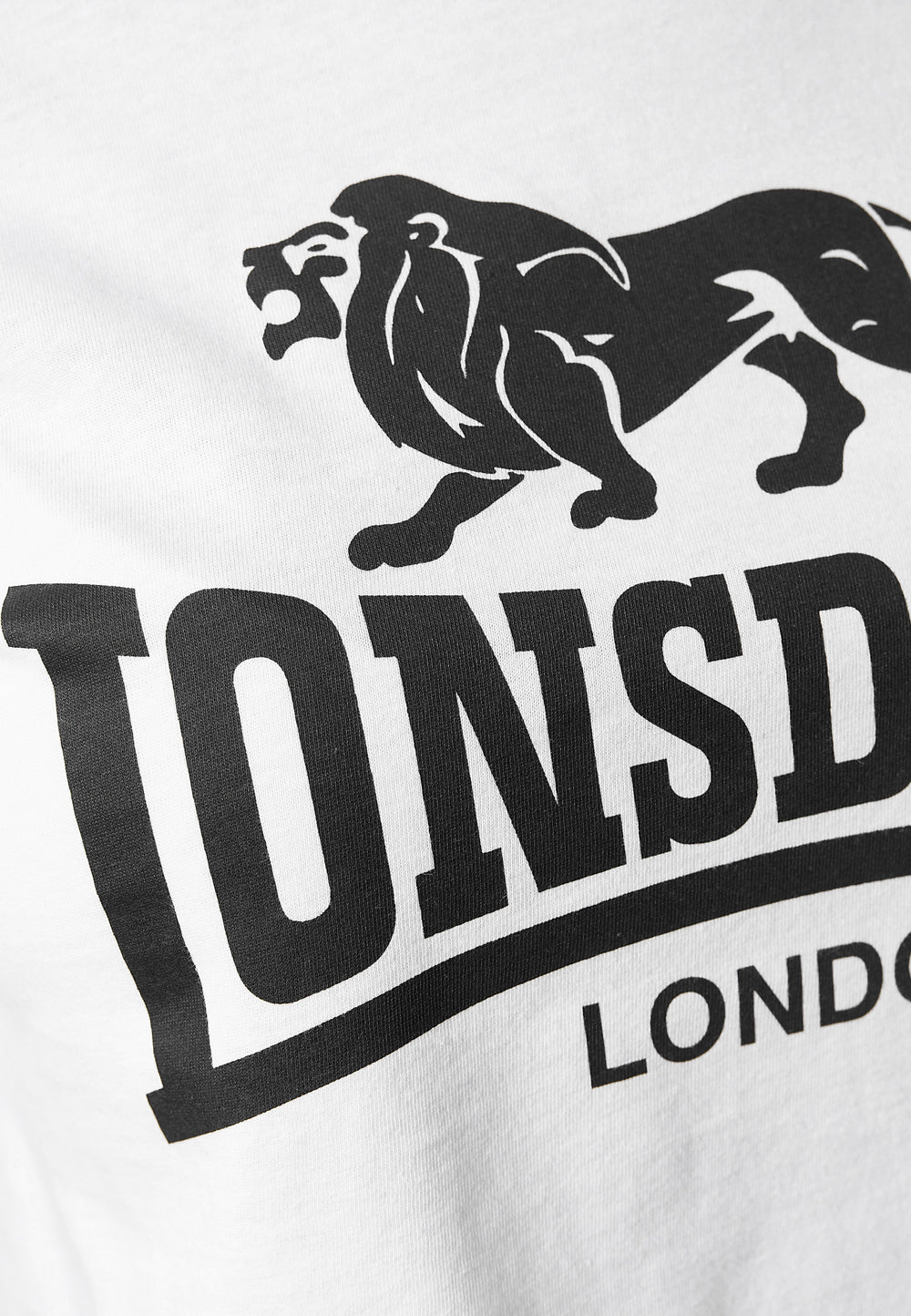 Lonsdale London 114075 Ladies Gutch Common T-Shirt Weiss