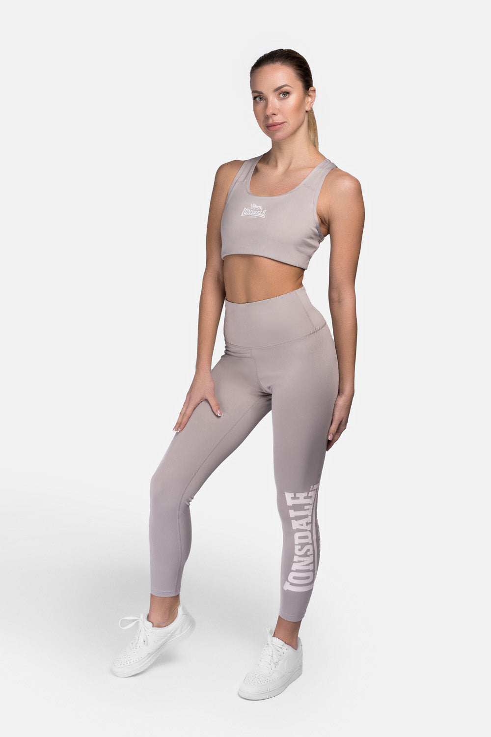 Lonsdale 114078 Ladies Semley Leggins Grau