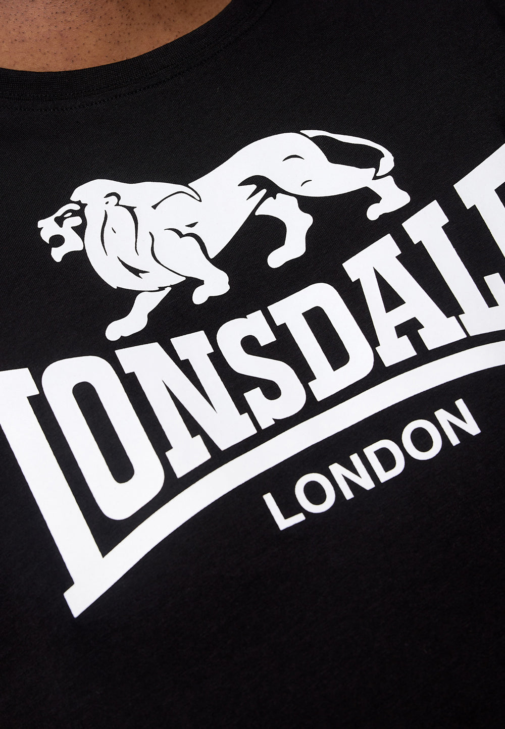 Lonsdale 114081 St. Erney T-Shirt Schwarz