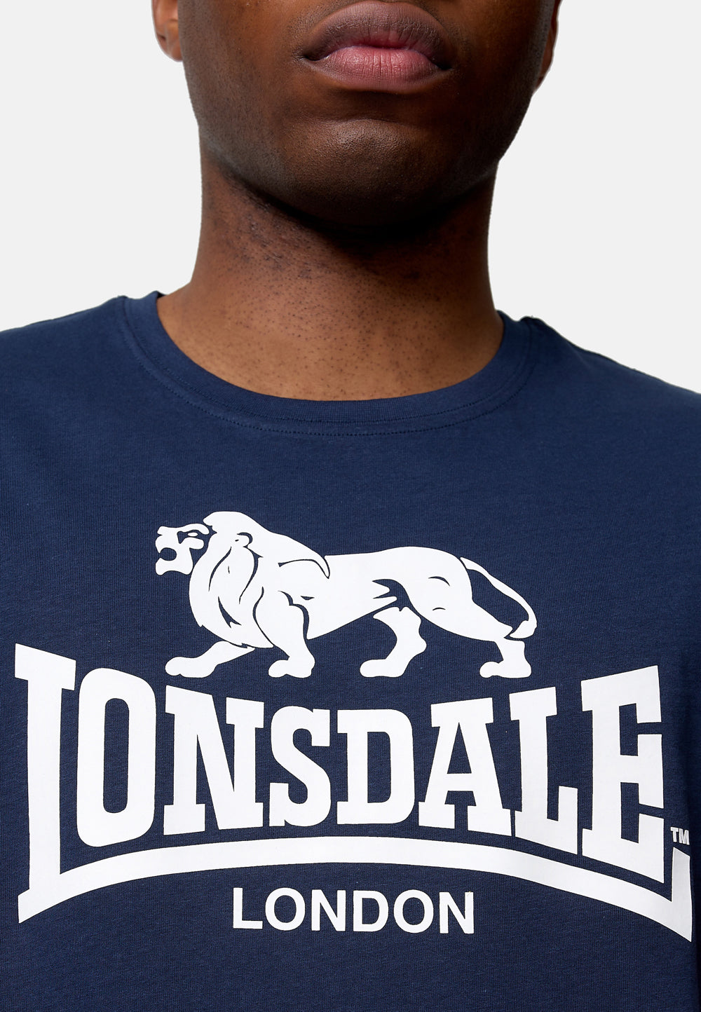 Lonsdale 114081 St. Erney T-Shirt Navy