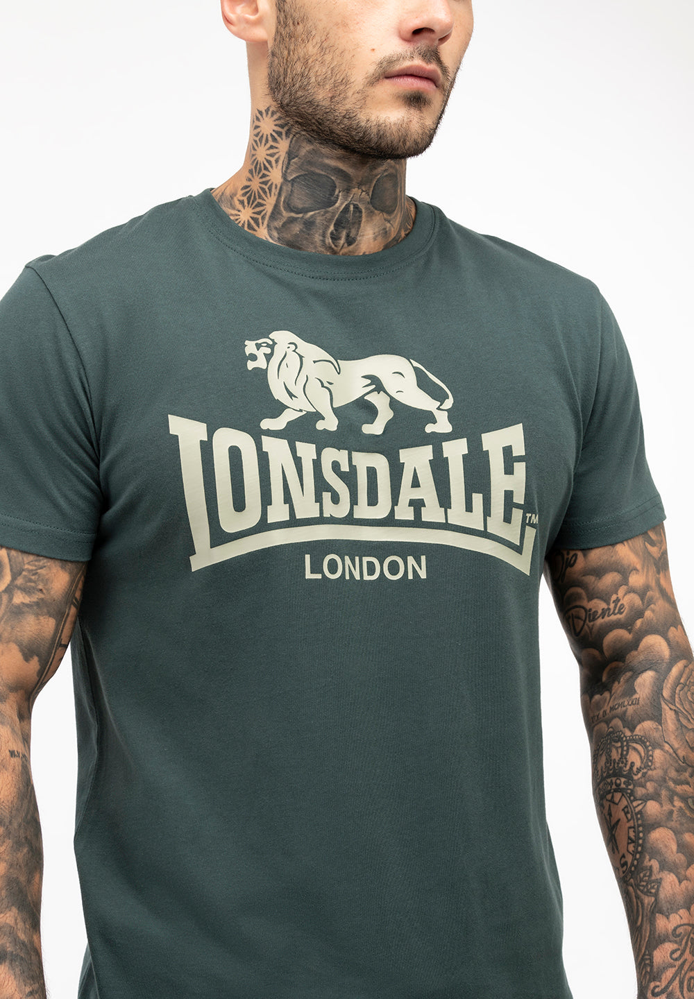 Lonsdale 114081 St. Erney T-Shirt Grün