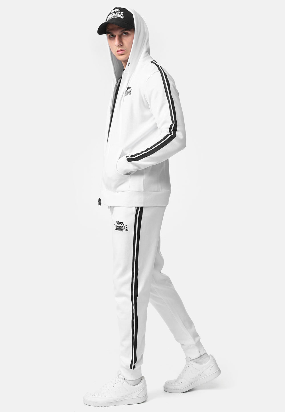 Lonsdale 114089 Balknakeil Swetjacke Weiss