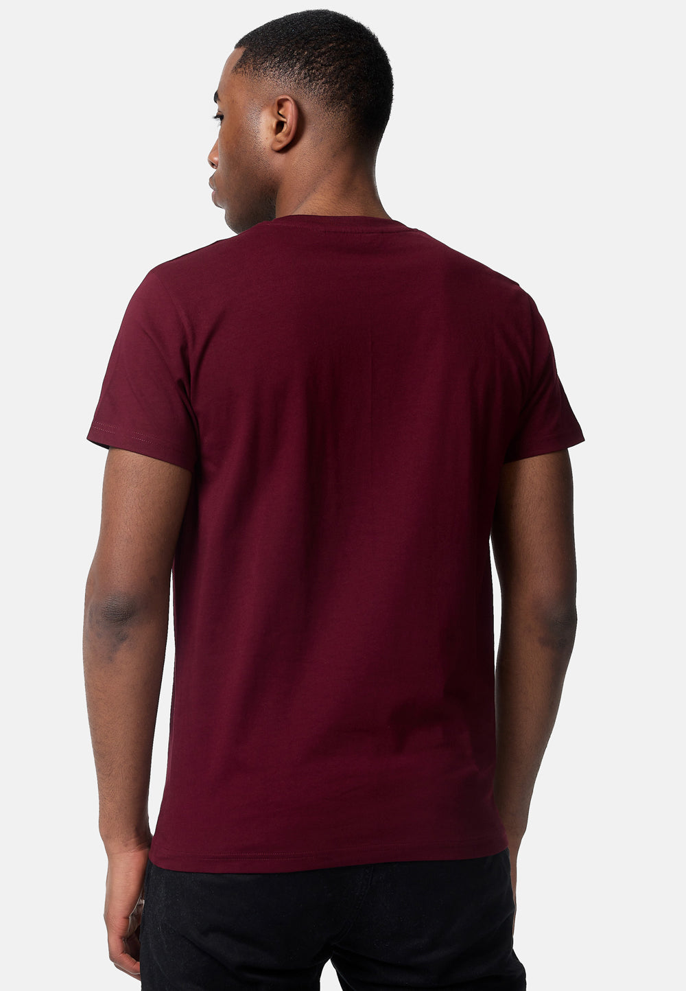 Lonsdale 114099 Kelso Doppelpack T-Shirt Marl Grey Oxblood
