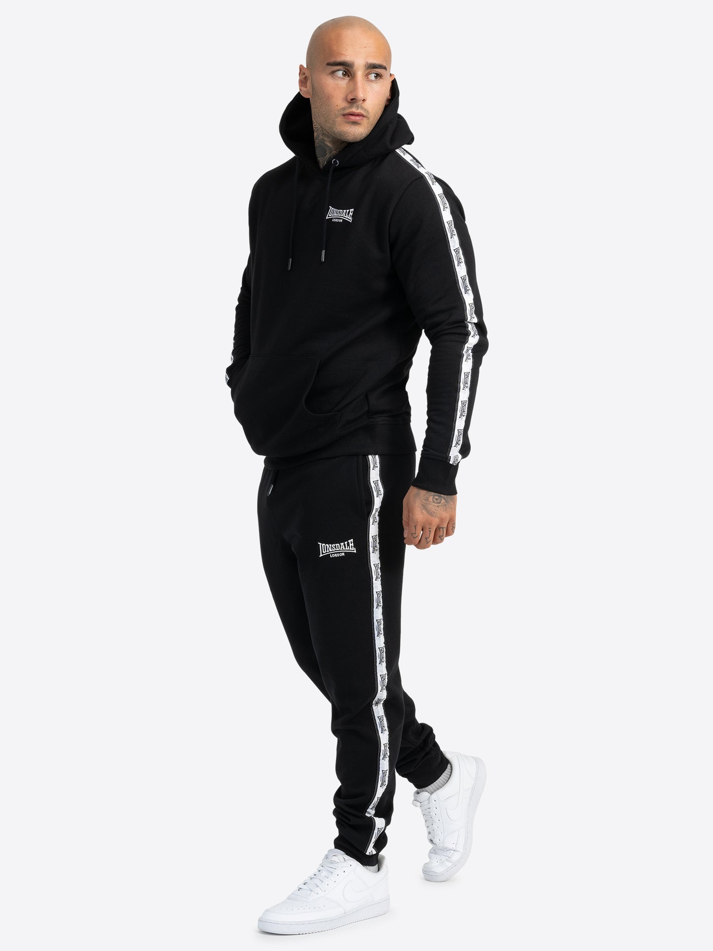 Lonsdale 114108 Agryulli Jogginganzug Schwarz