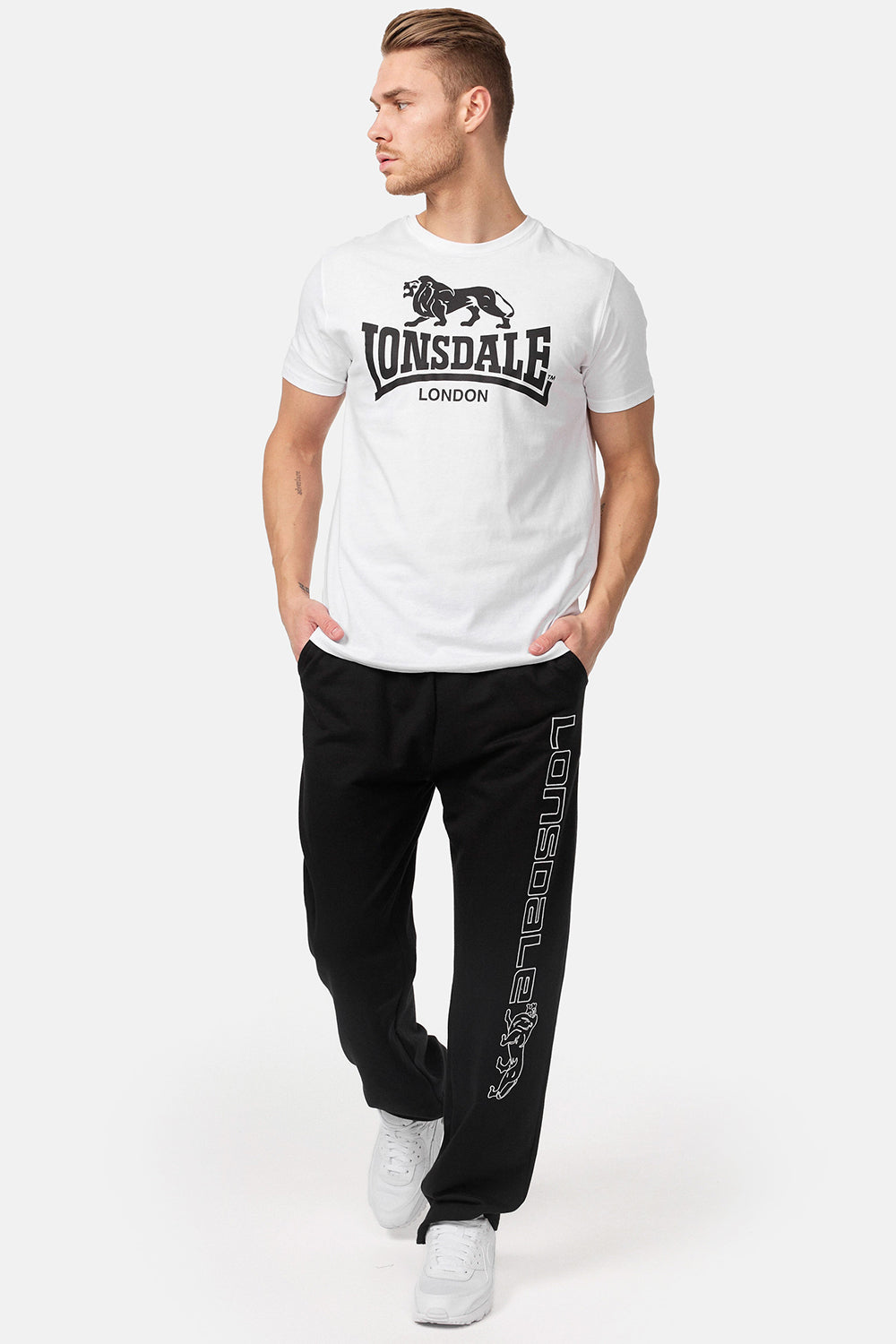 Lonsdale 114609 Stonesfield Jogginghose Schwarz