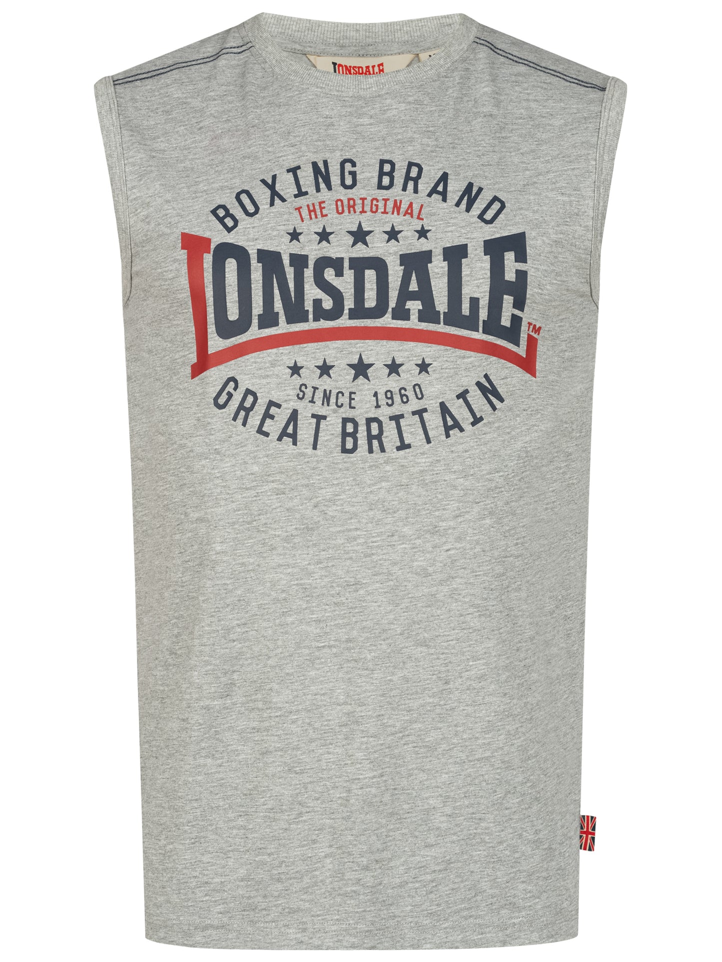 Lonsdale 114758 St. Agnes Singlet Marl Grey