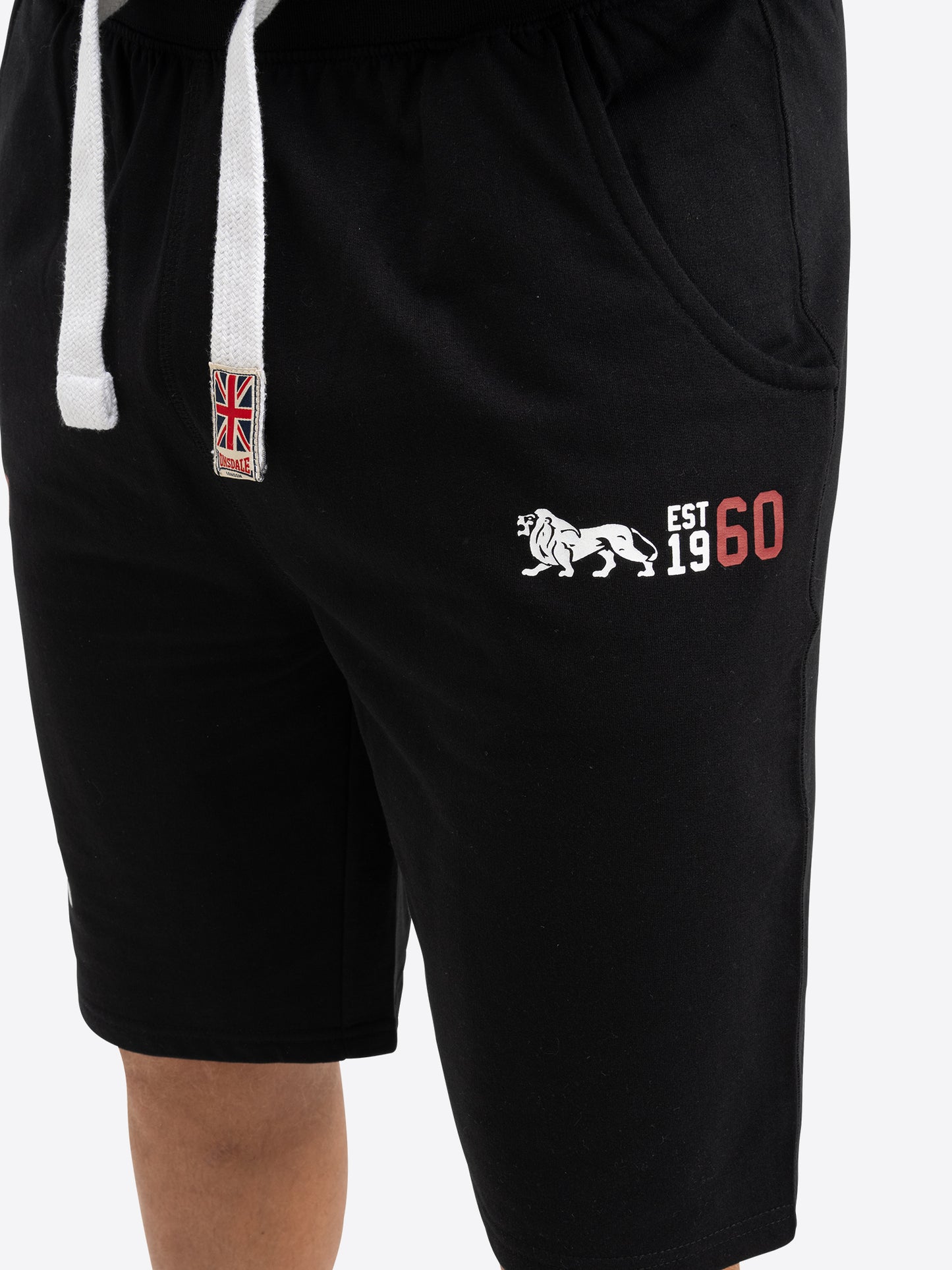 Lonsdale 114821 Sidemouth Shorts Schwarz
