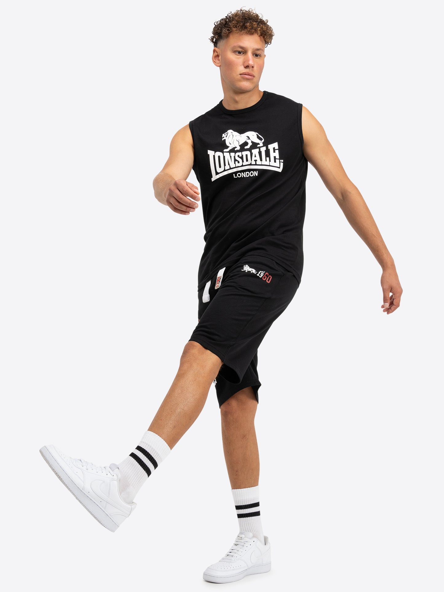 Lonsdale 114821 Sidemouth Shorts Schwarz