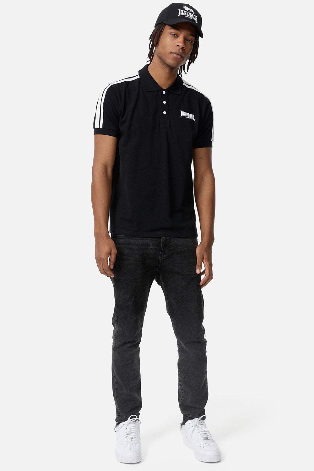 Lonsdale 114965 Beckbury Cap Schwarz