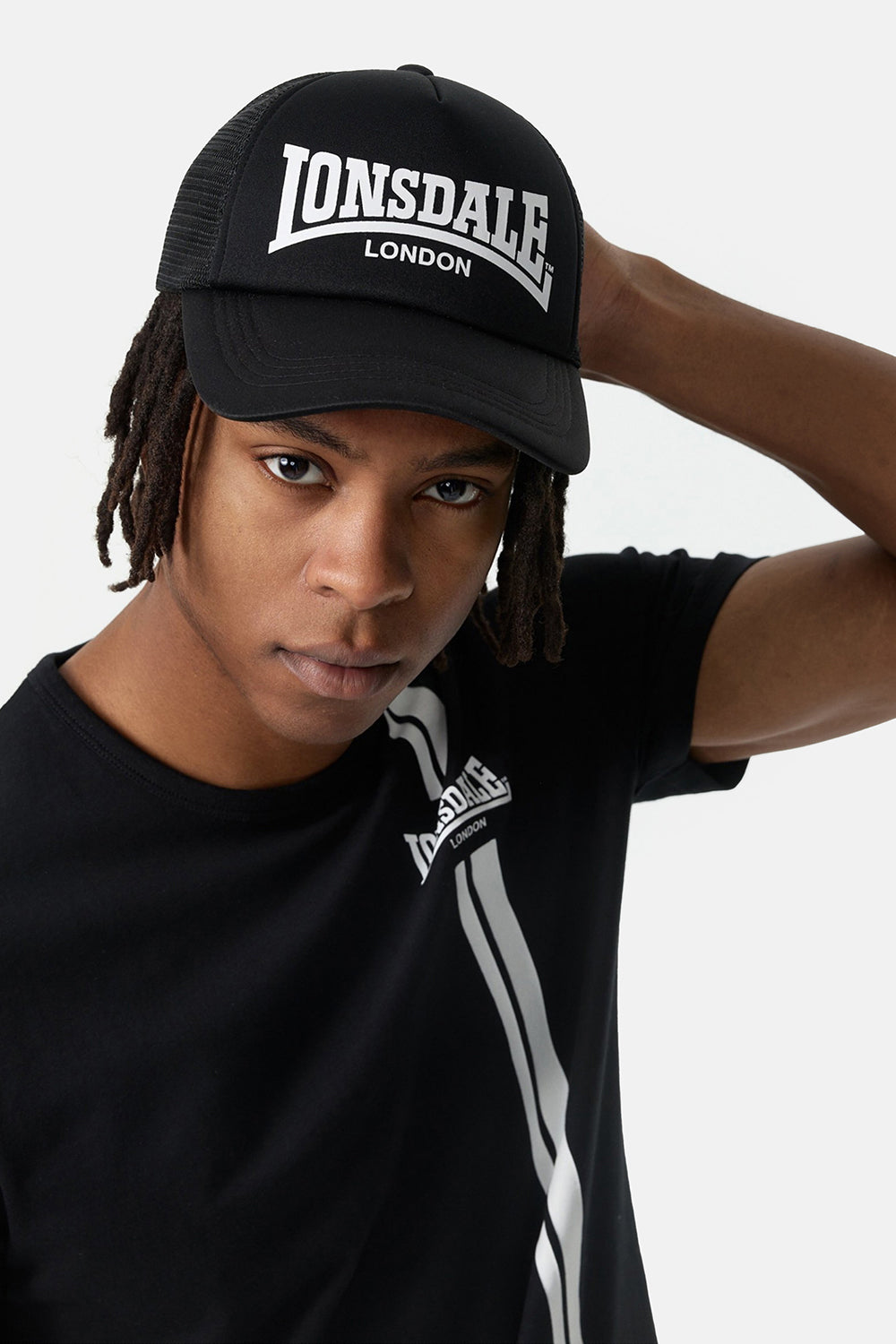 Lonsdale 114967 Donnington Cap Schwarz