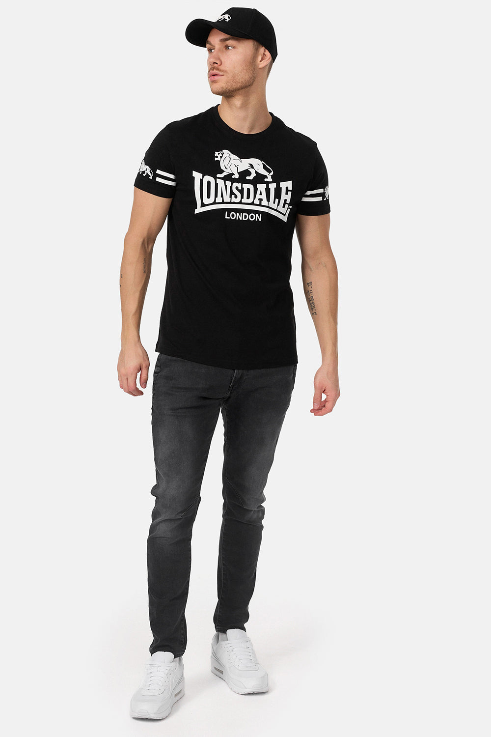 Lonsdale 115001 Aldeburgh T-Shirt - Schwarz