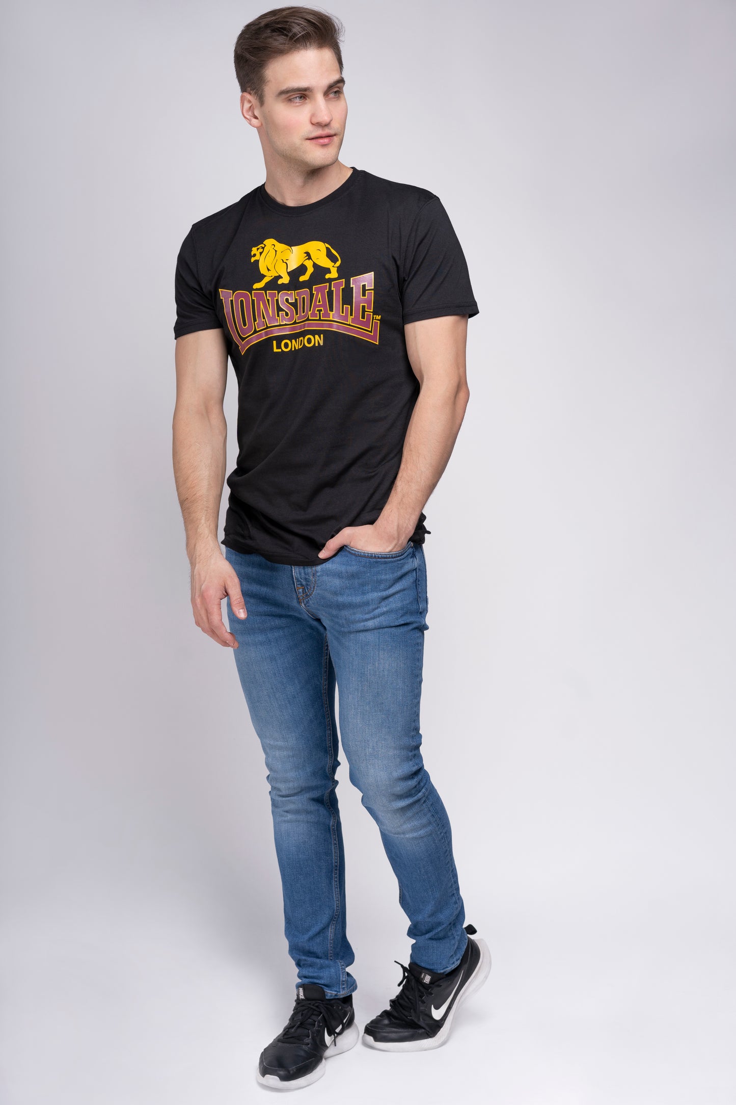 Lonsdale 115006 Taverham T-Shirt - Schwarz