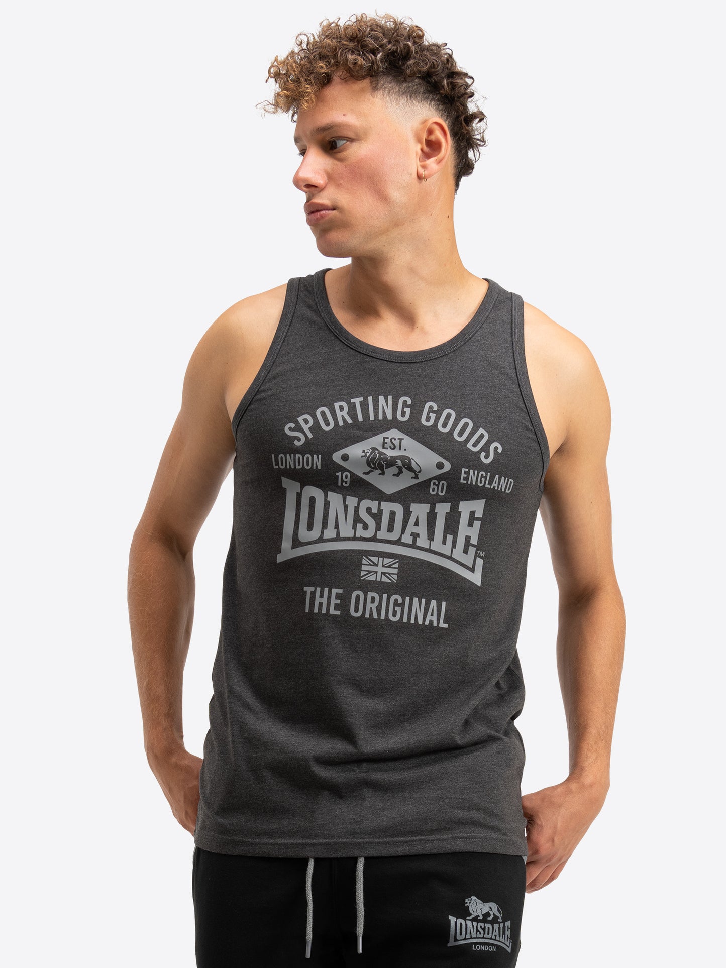 Lonsdale 115012 Pilton Singlet Marl Antracite
