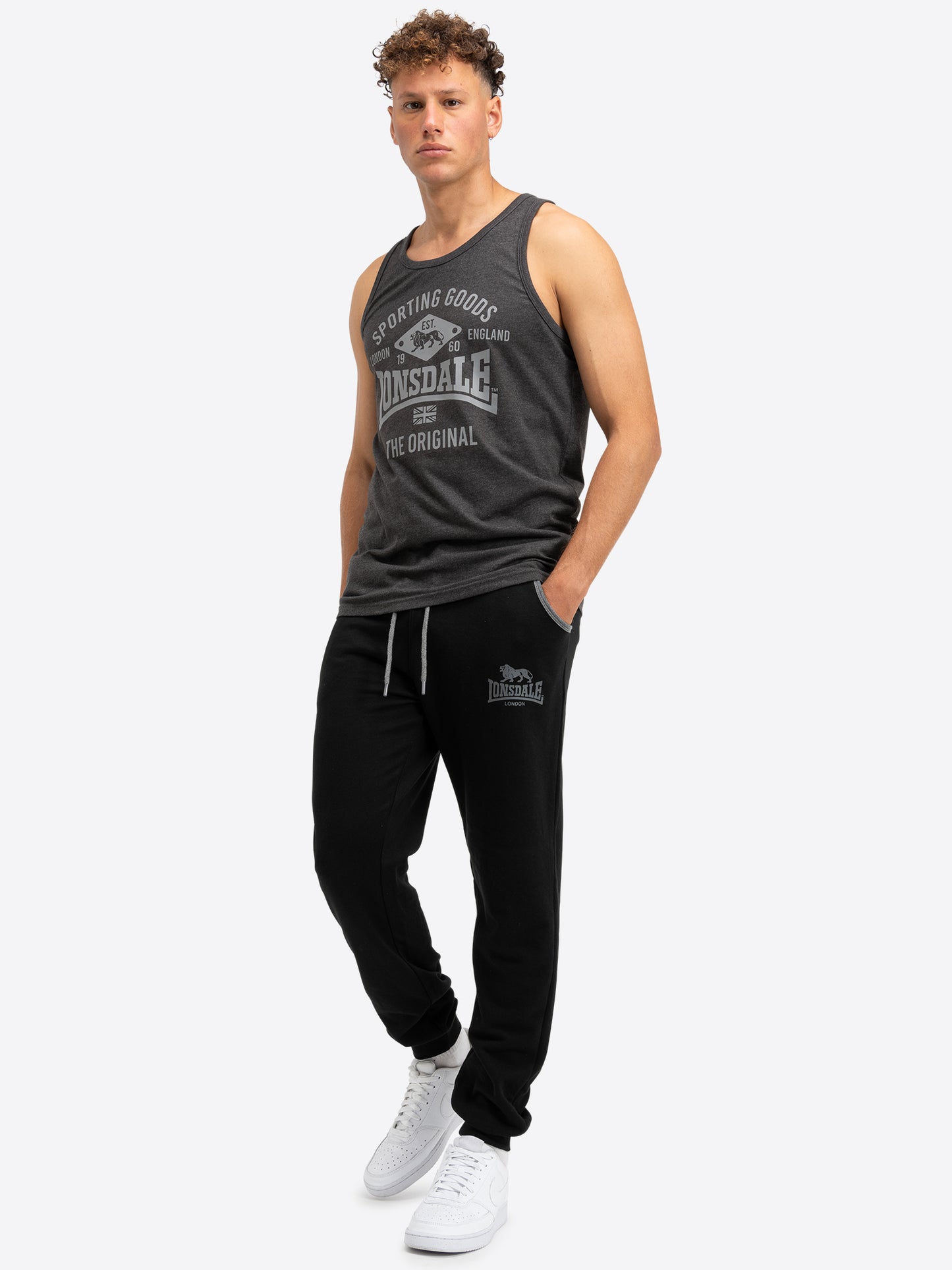 Lonsdale 115012 Pilton Singlet Marl Antracite