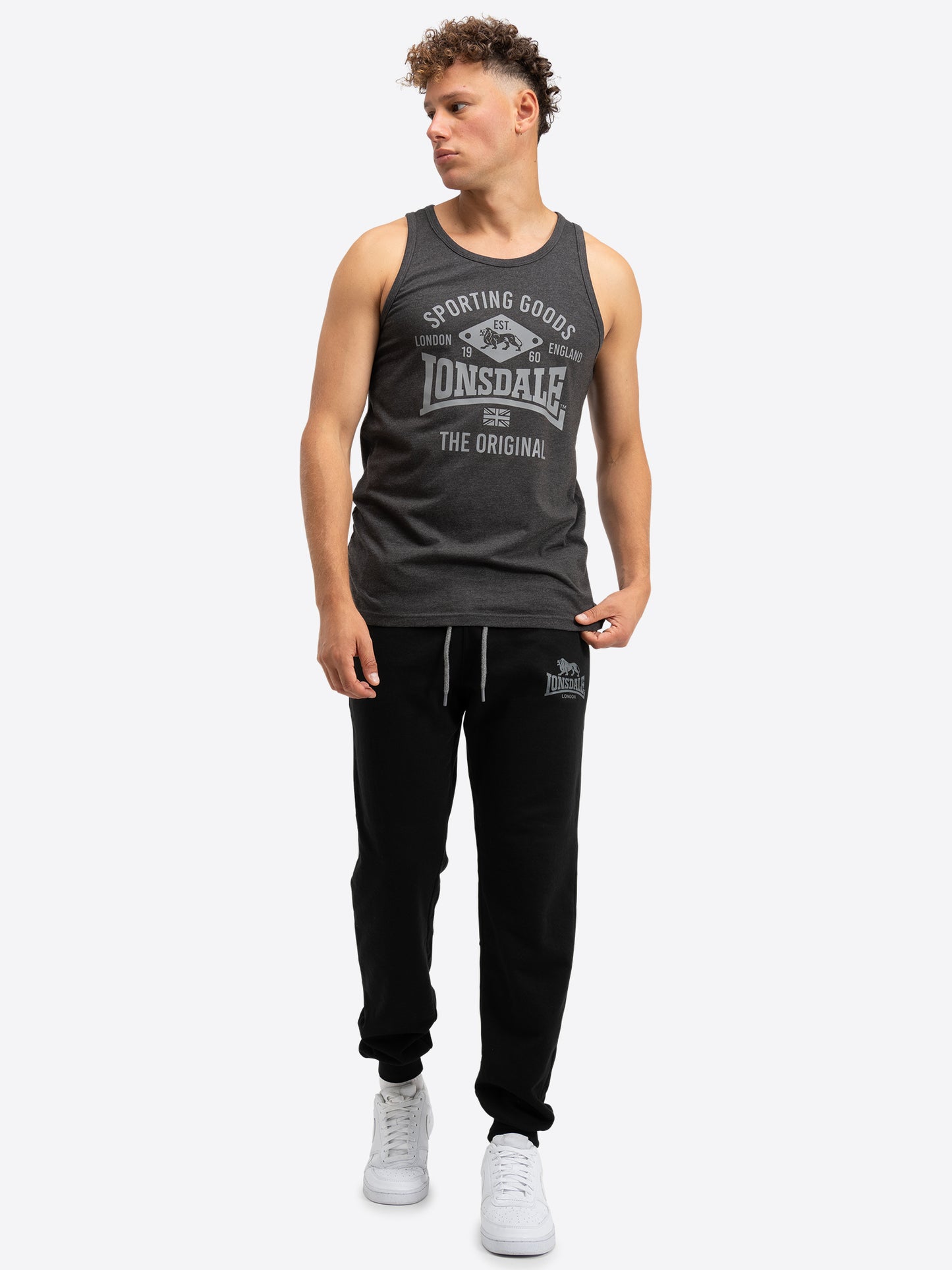 Lonsdale 115012 Pilton Singlet Marl Antracite