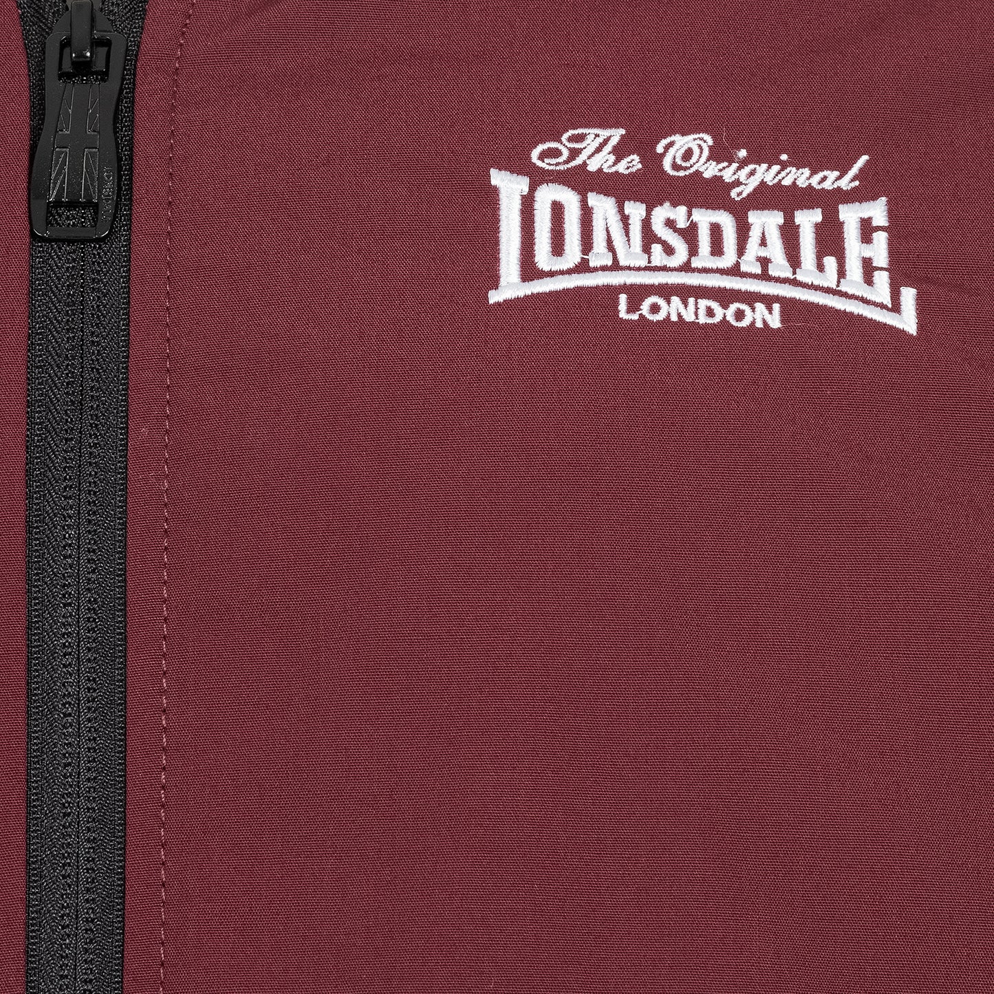 Lonsdale 115037 Trusthorpe Jacke Vintage Oxblood