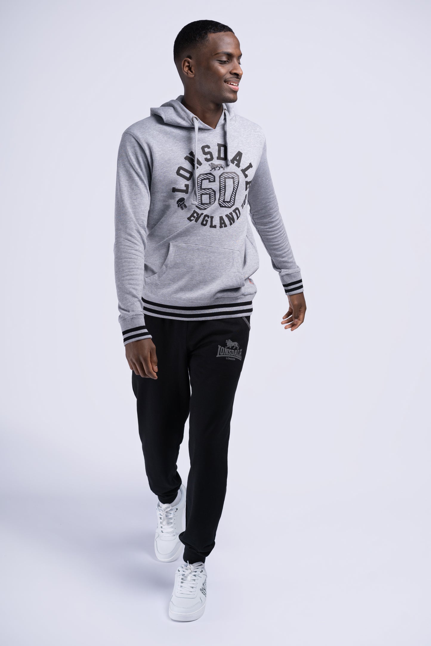 Lonsdale 115071 Wansford Jogginghose Schwarz