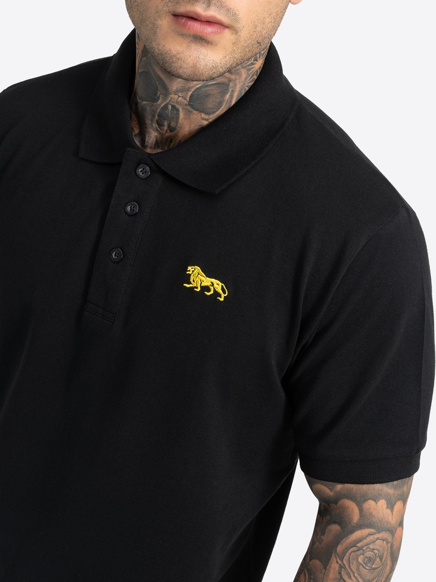 Lonsdale 115075 Whalton Poloshirt Schwarz