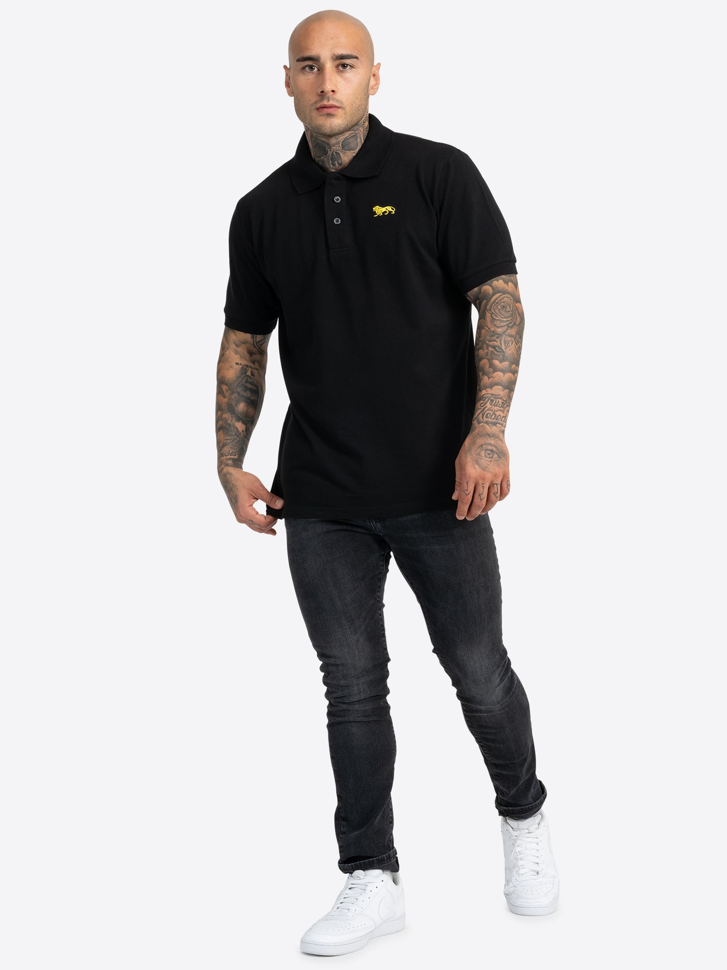 Lonsdale 115075 Whalton Poloshirt Schwarz