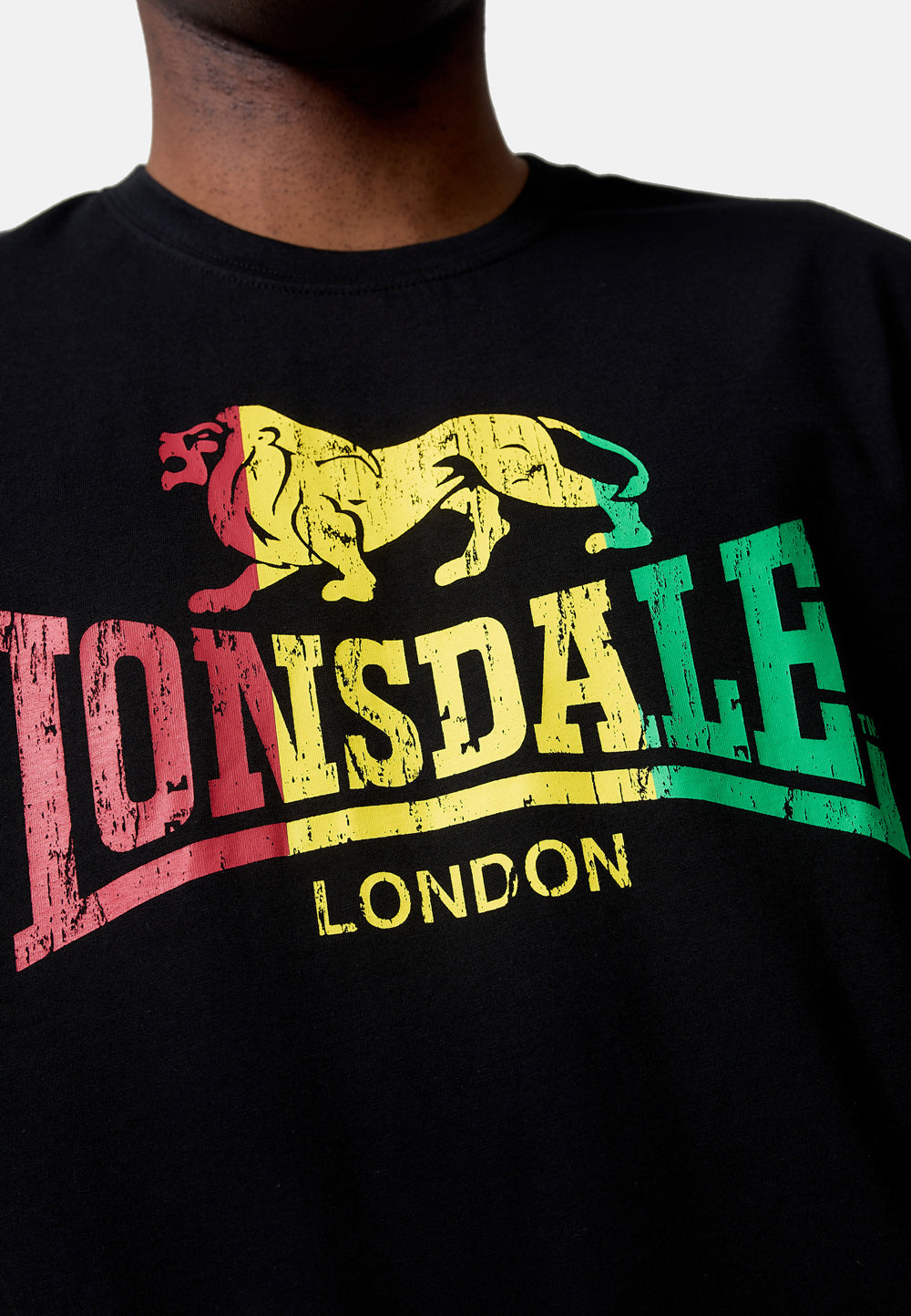 Lonsdale 115078 Freedom T-Shirt - Schwarz