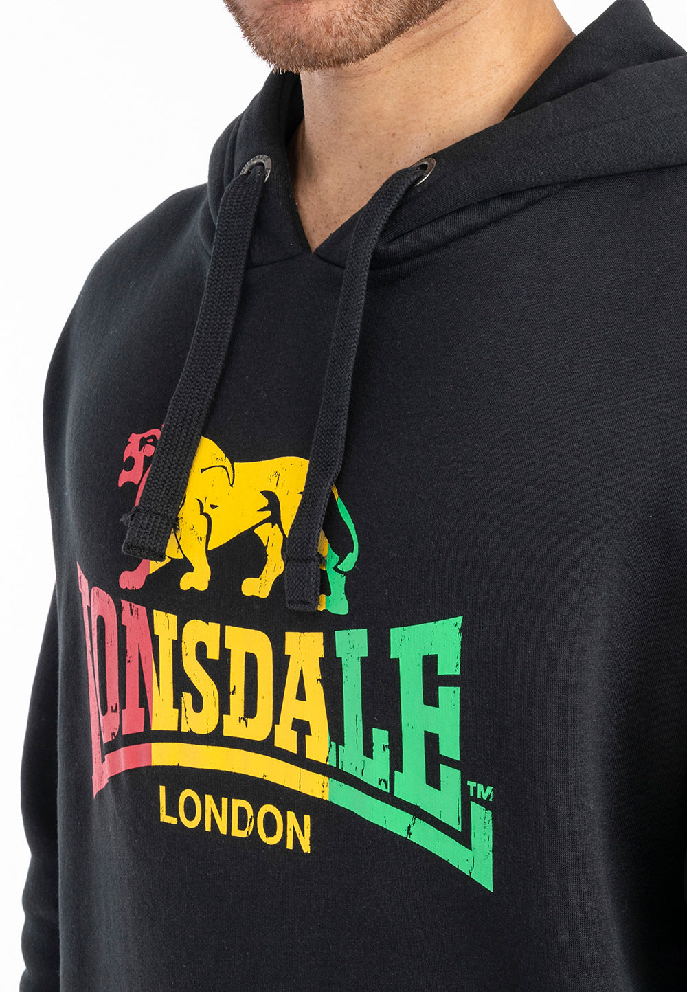 Lonsdale 115097 Sounds Kapuzensweatshirt Schwarz