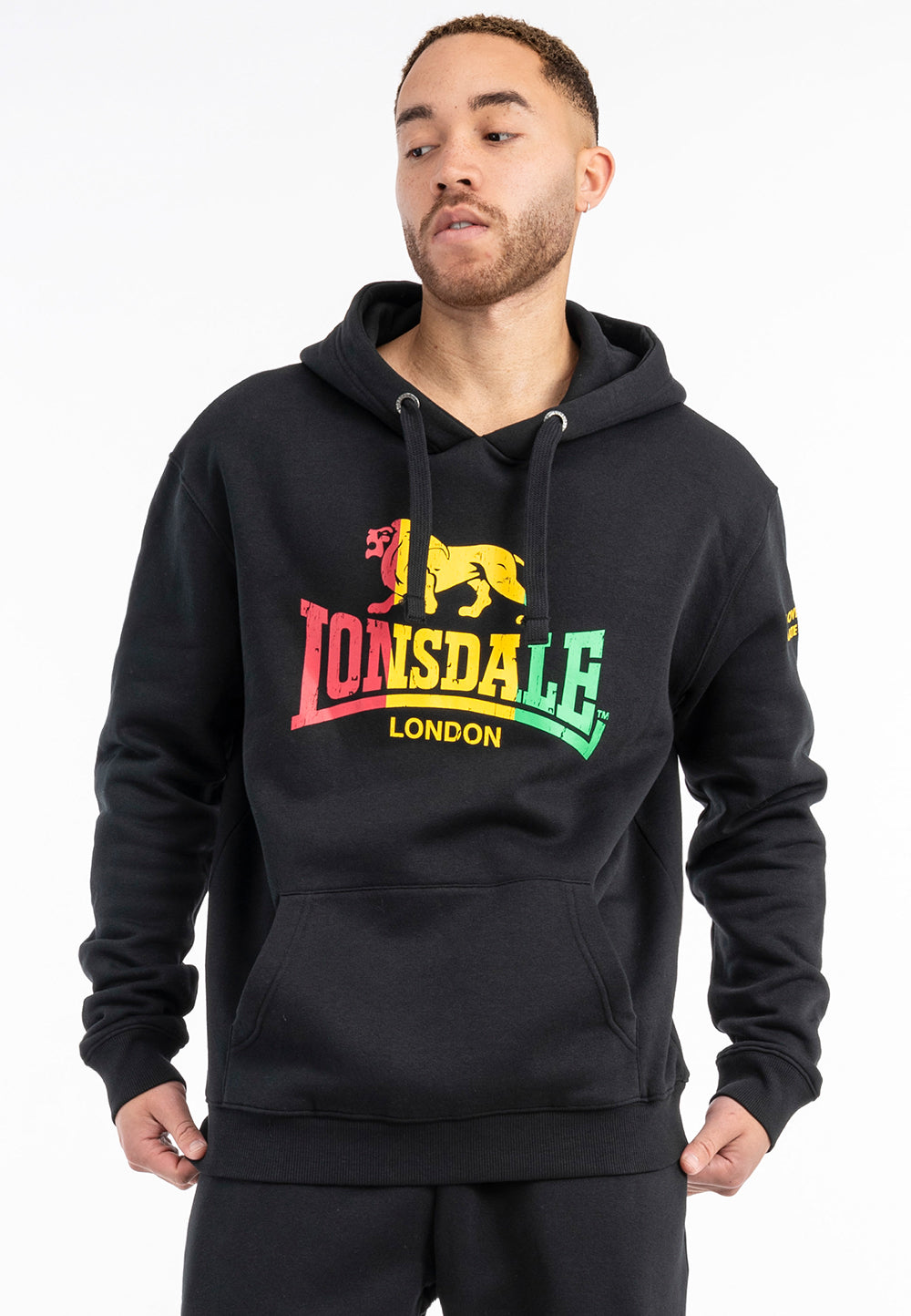 Lonsdale 115097 Sounds Kapuzensweatshirt Schwarz