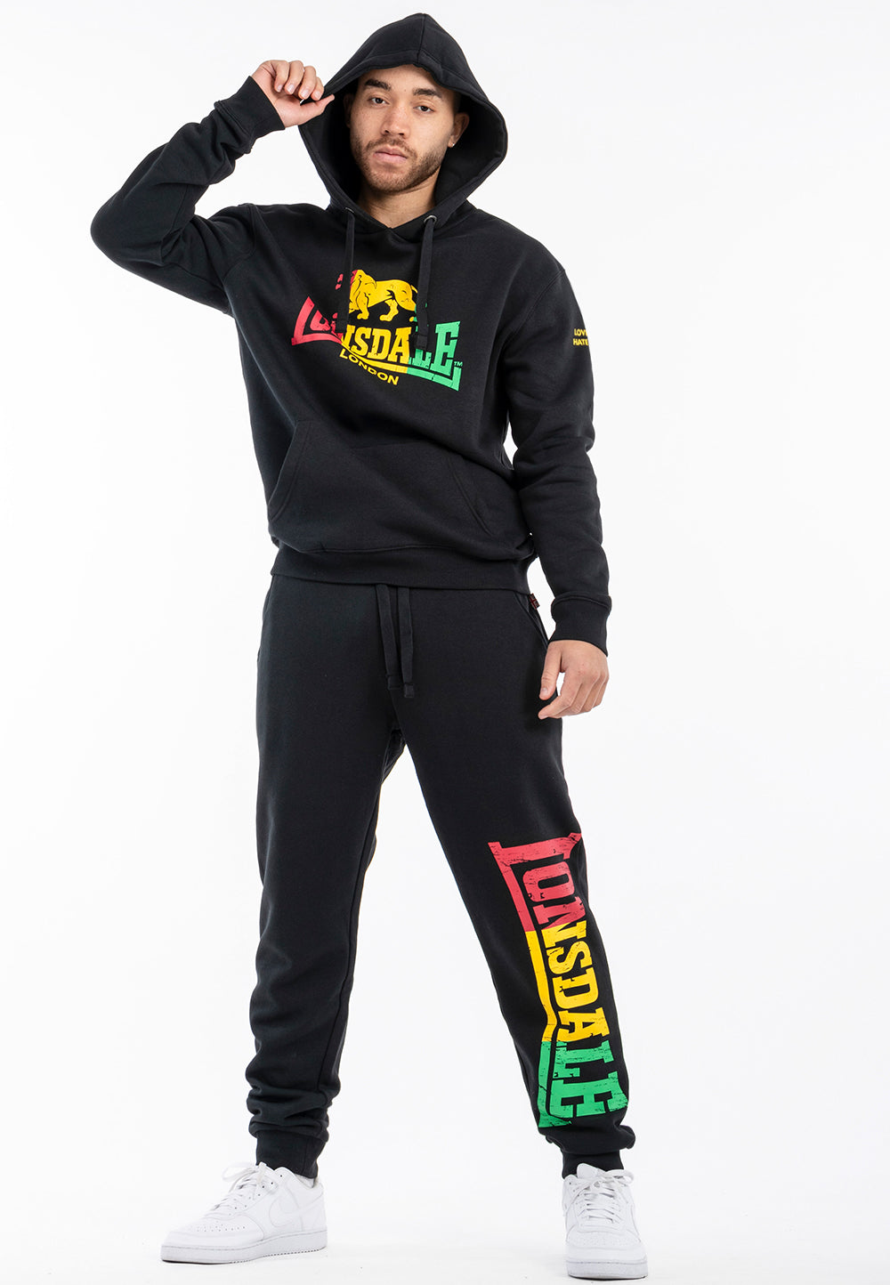 Lonsdale 115097 Sounds Kapuzensweatshirt Schwarz