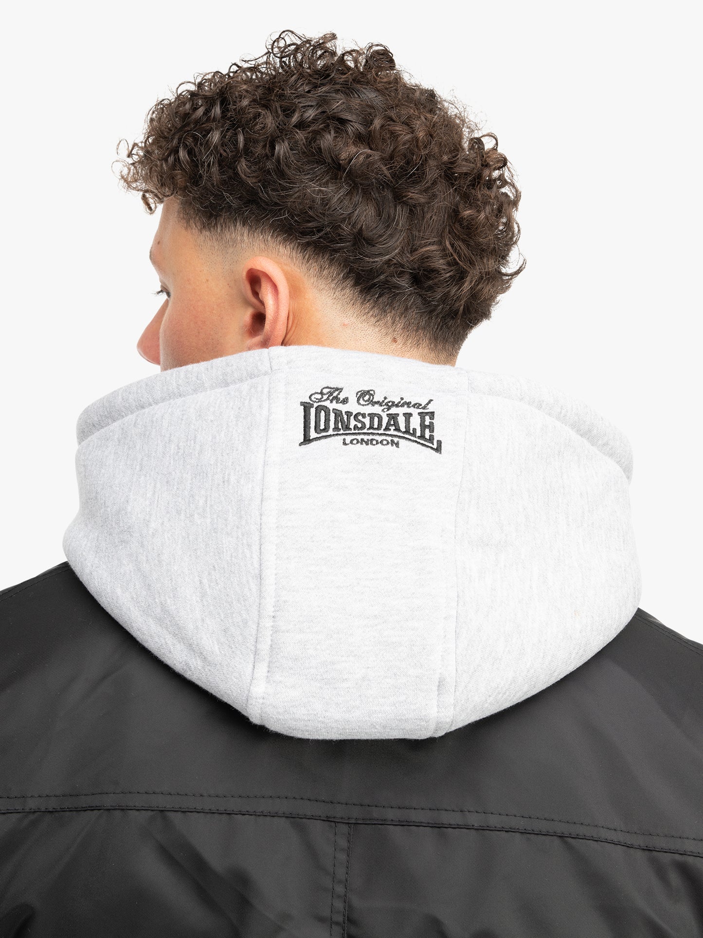 Lonsdale 115482 Clifton Kapuzenjacke Schwarz