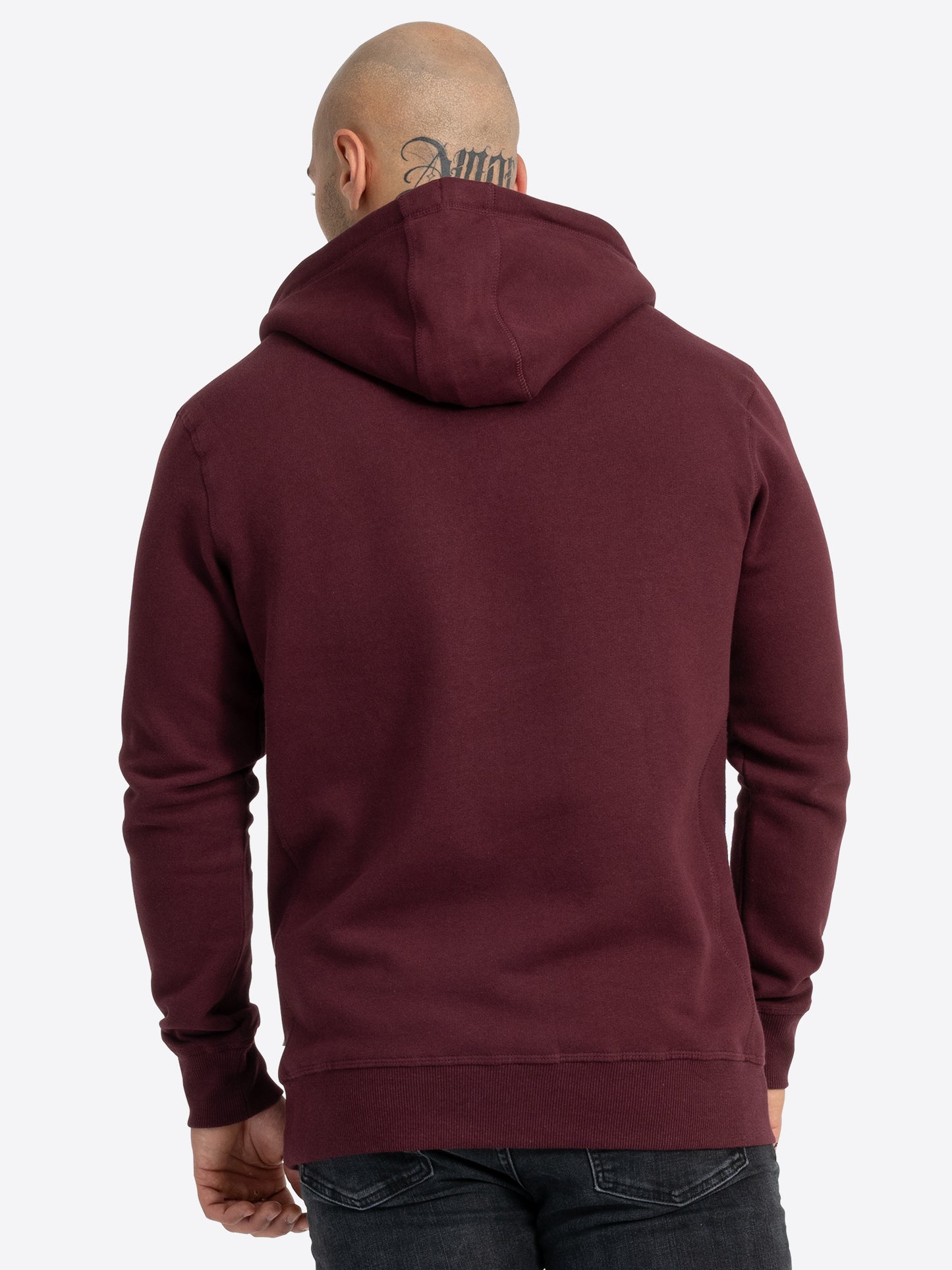 Lonsdale 116030 Thurning Kapuzenpullover Oxblood