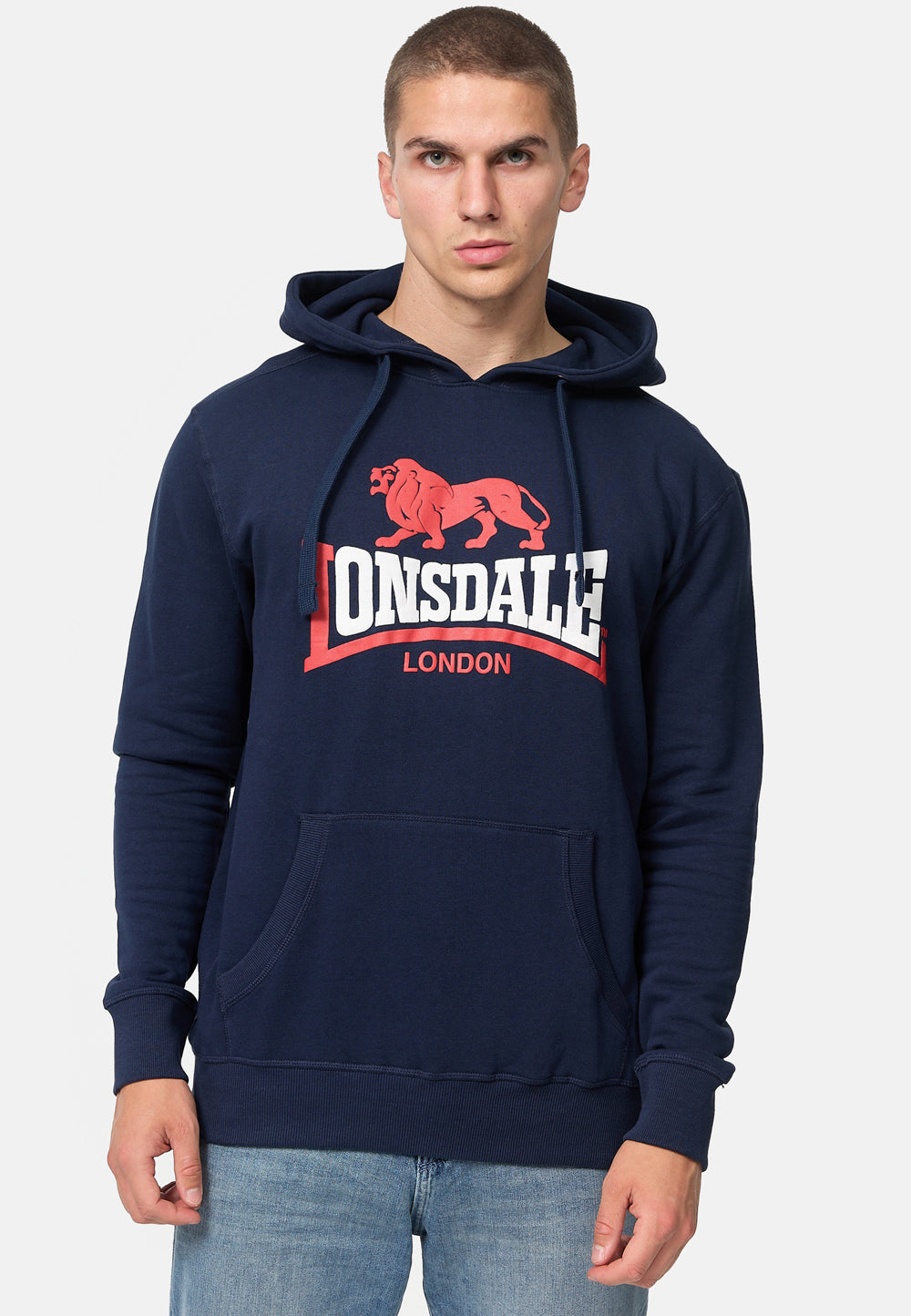 Lonsdale 116030 Thurning Kapuzenpullover Navy
