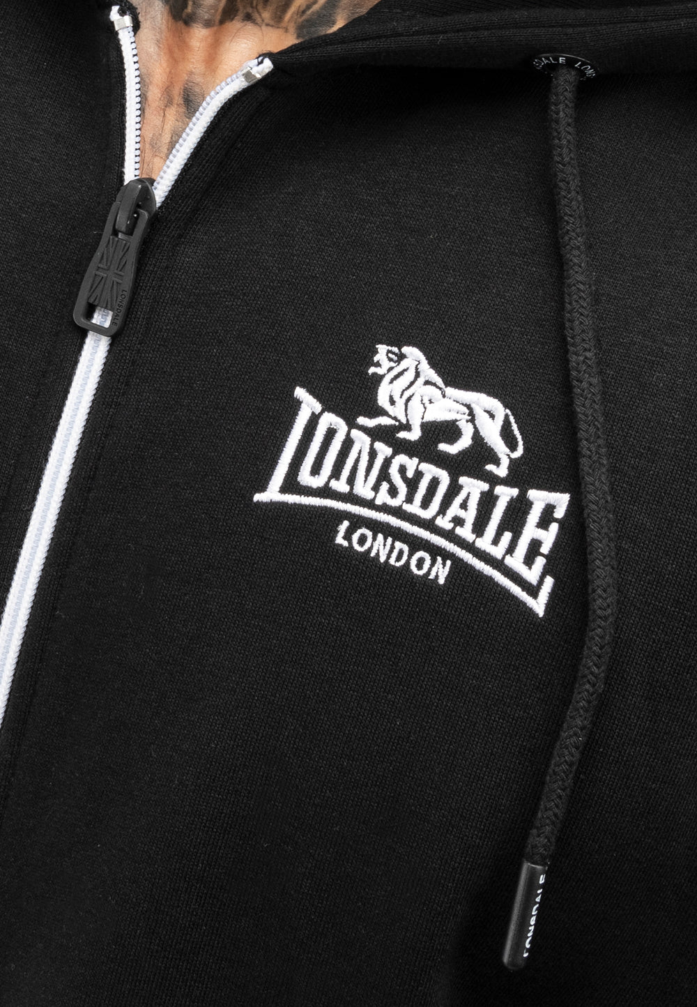 Lonsdale 116068 Rottingean Jogginganzug Schwarz
