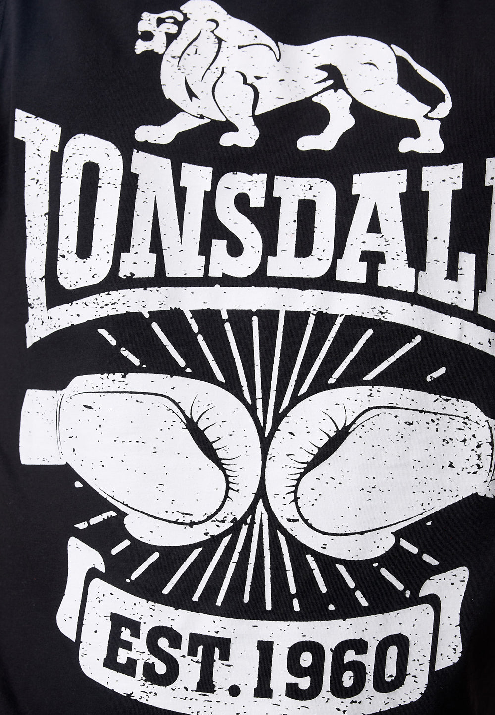 Lonsdale 117016 Cleator Singlet - Schwarz