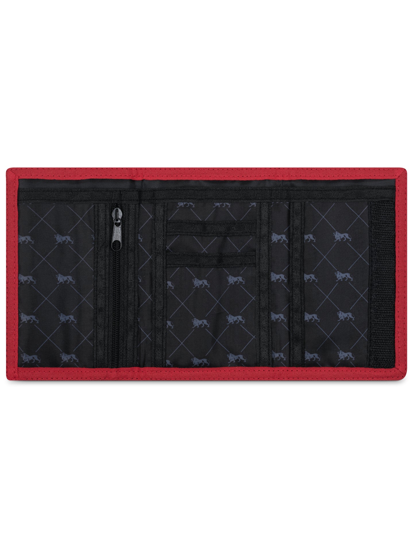 Lonsdale 117017 Higham Geldbörse Schwarz/Rot