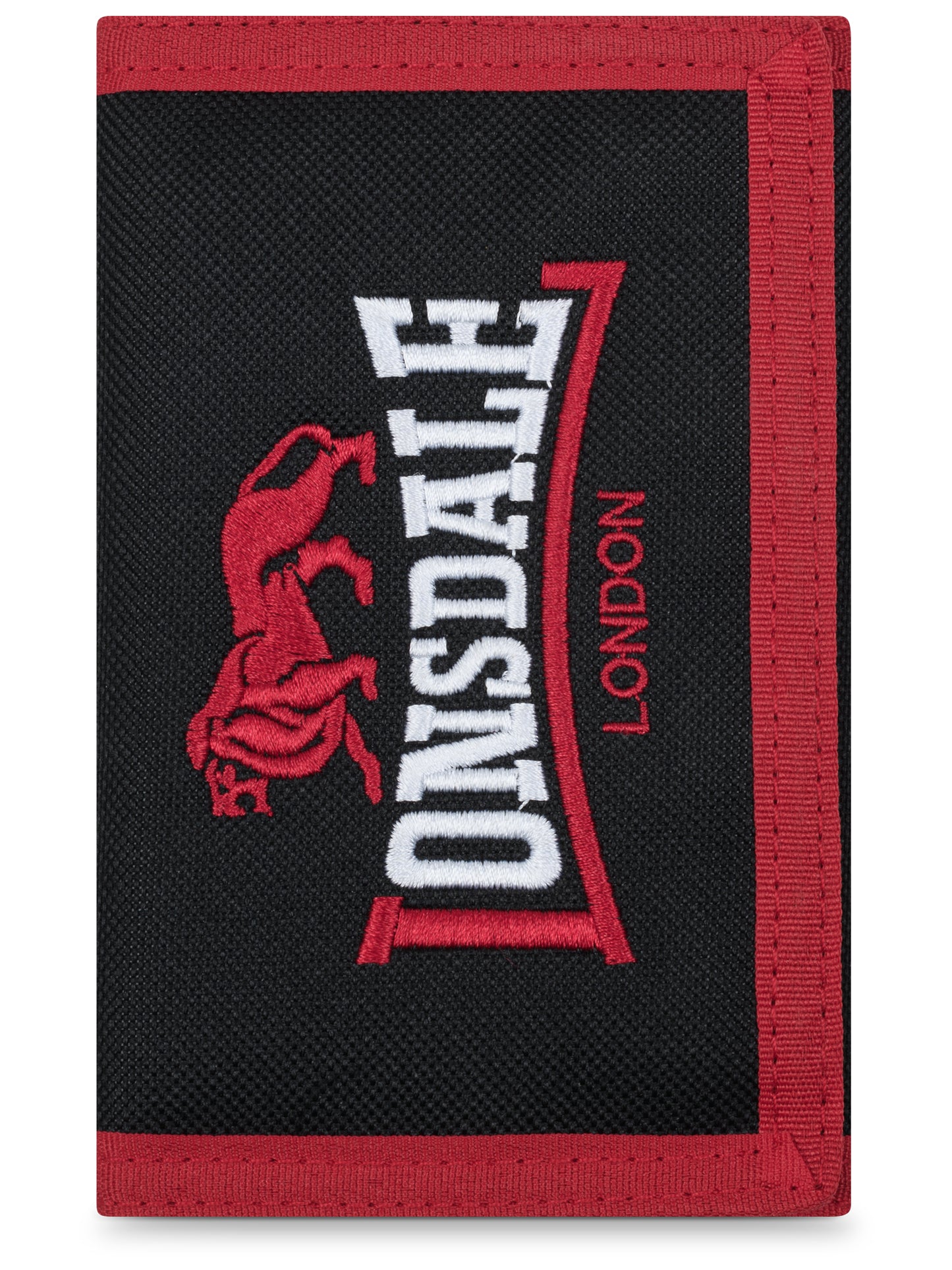 Lonsdale 117017 Higham Geldbörse Schwarz/Rot