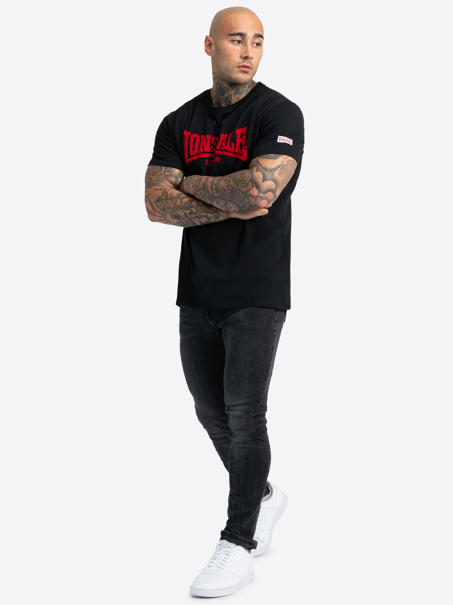 Lonsdale 117018 LL008 One Tone T-Shirt - Schwarz