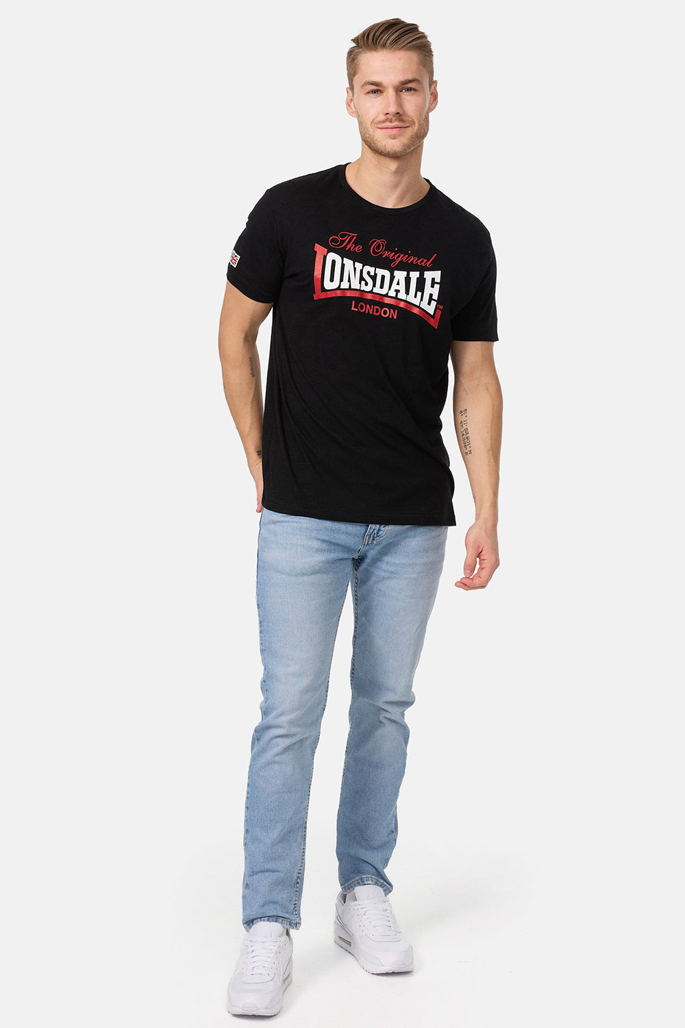 Lonsdale 117019 Aldingham T-Shirt - Schwarz