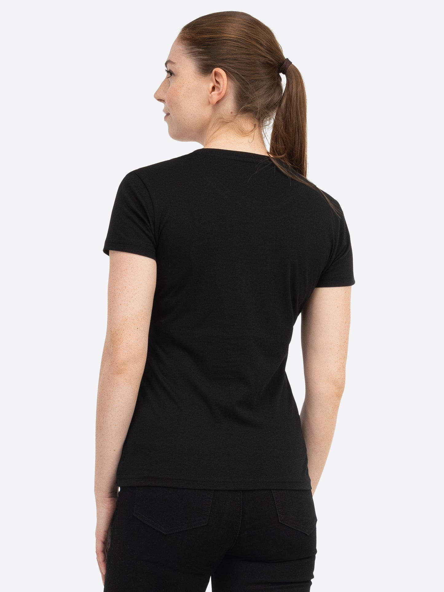 Lonsdale London 117020 Ladies Cartmel T-Shirt Schwarz/Gold