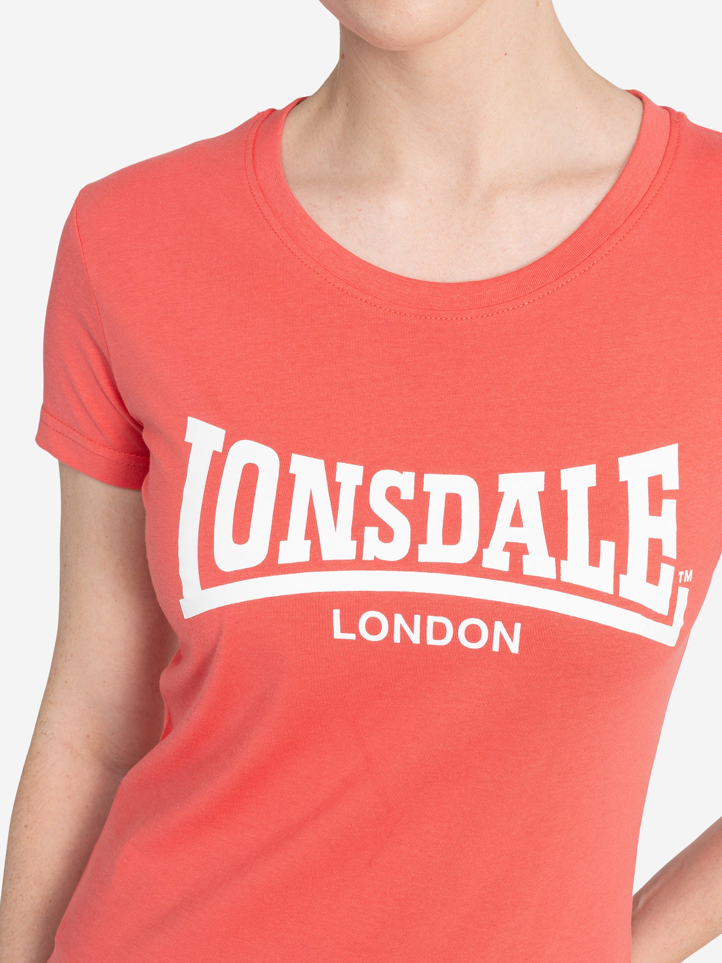 Lonsdale London 117020 Ladies Cartmel T-Shirt Salmon