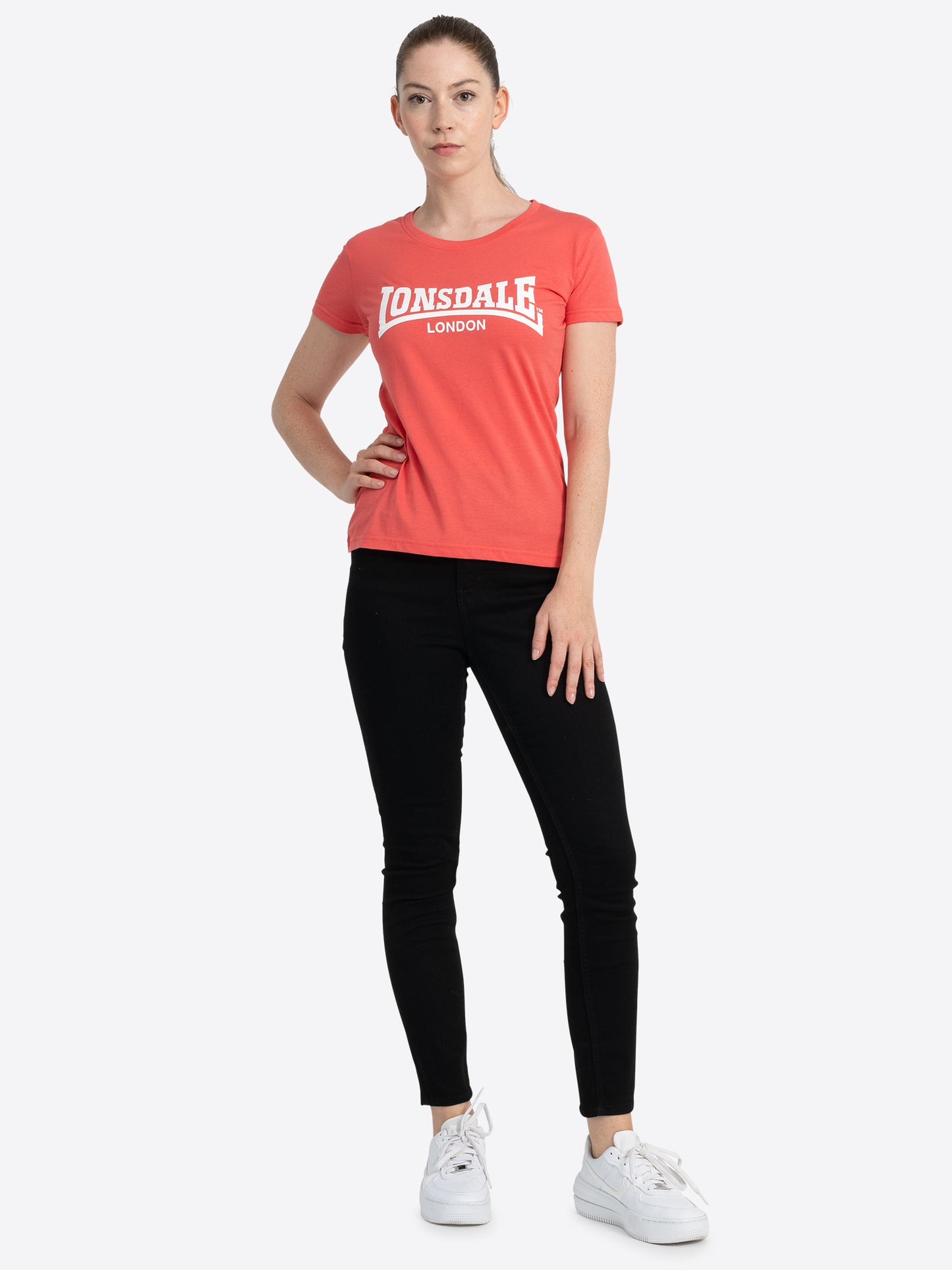 Lonsdale London 117020 Ladies Cartmel T-Shirt Salmon