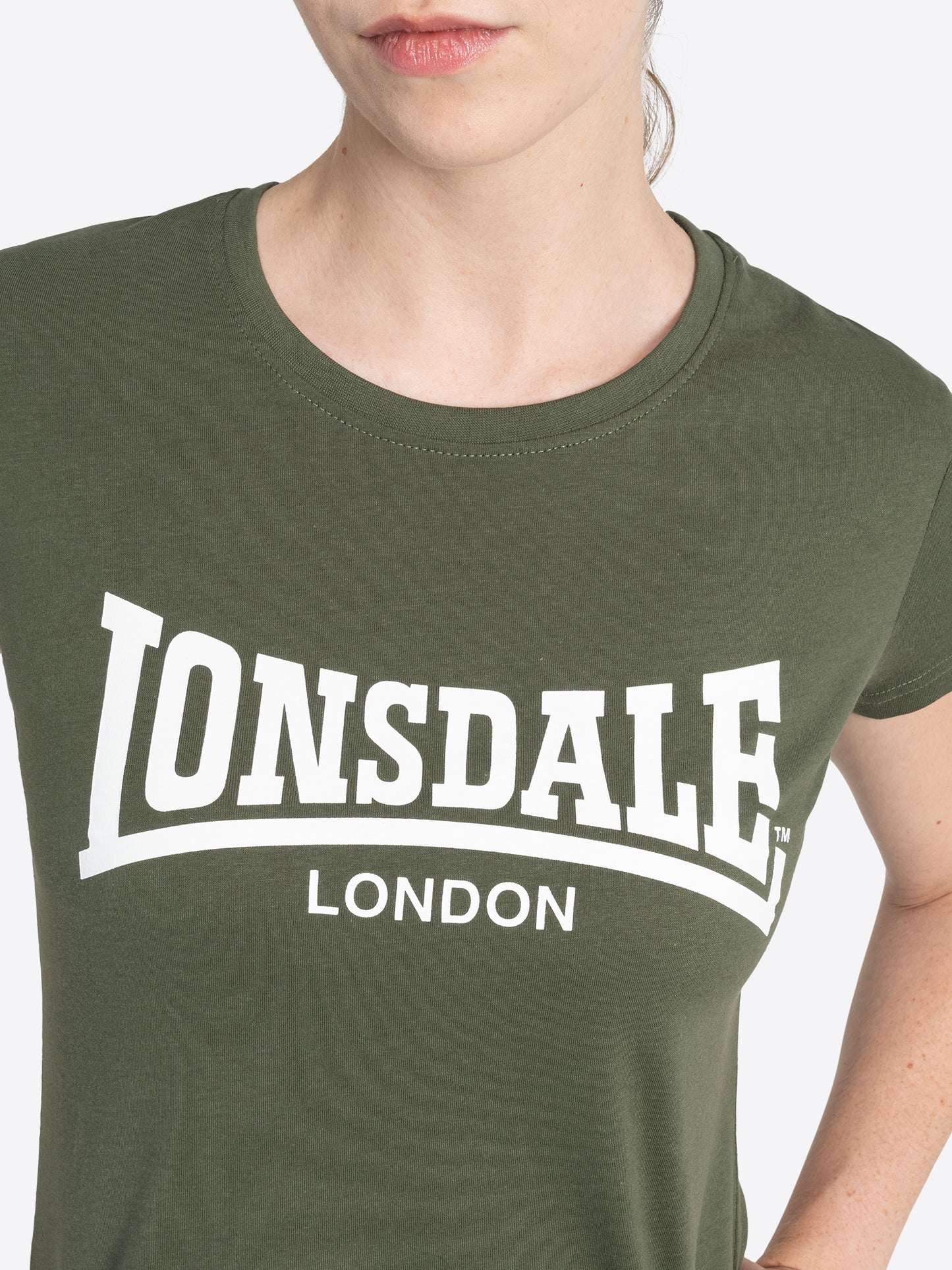 Lonsdale London 117020 Ladies Cartmel T-Shirt Olive