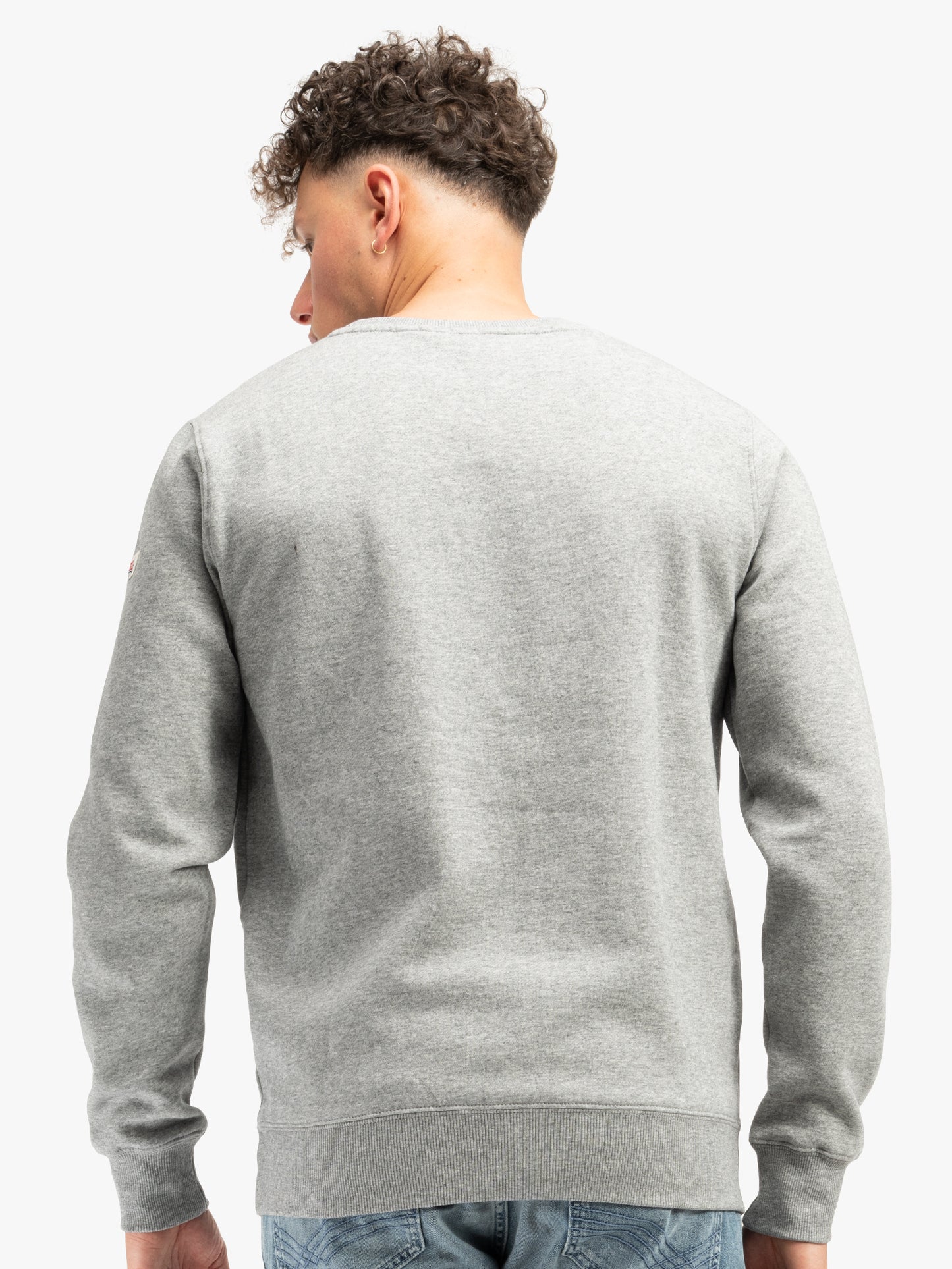 Lonsdale 117029 LP 181 Berger Sweatshirt Marl Grey