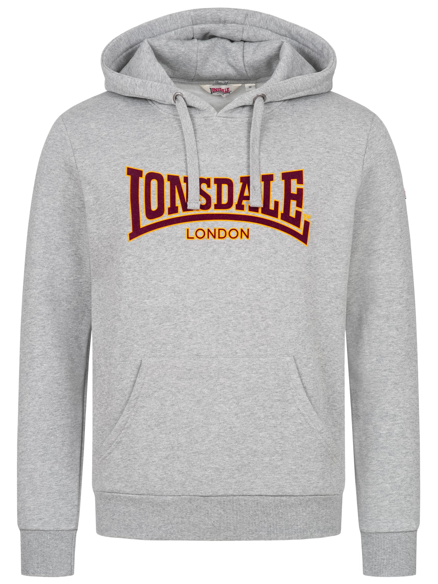 Lonsdale Kapuzensweatshirt in klassischem Design mit Frontprint, Kängurutasche und verstellbarer Kapuze – sportlich-lässig und bequem