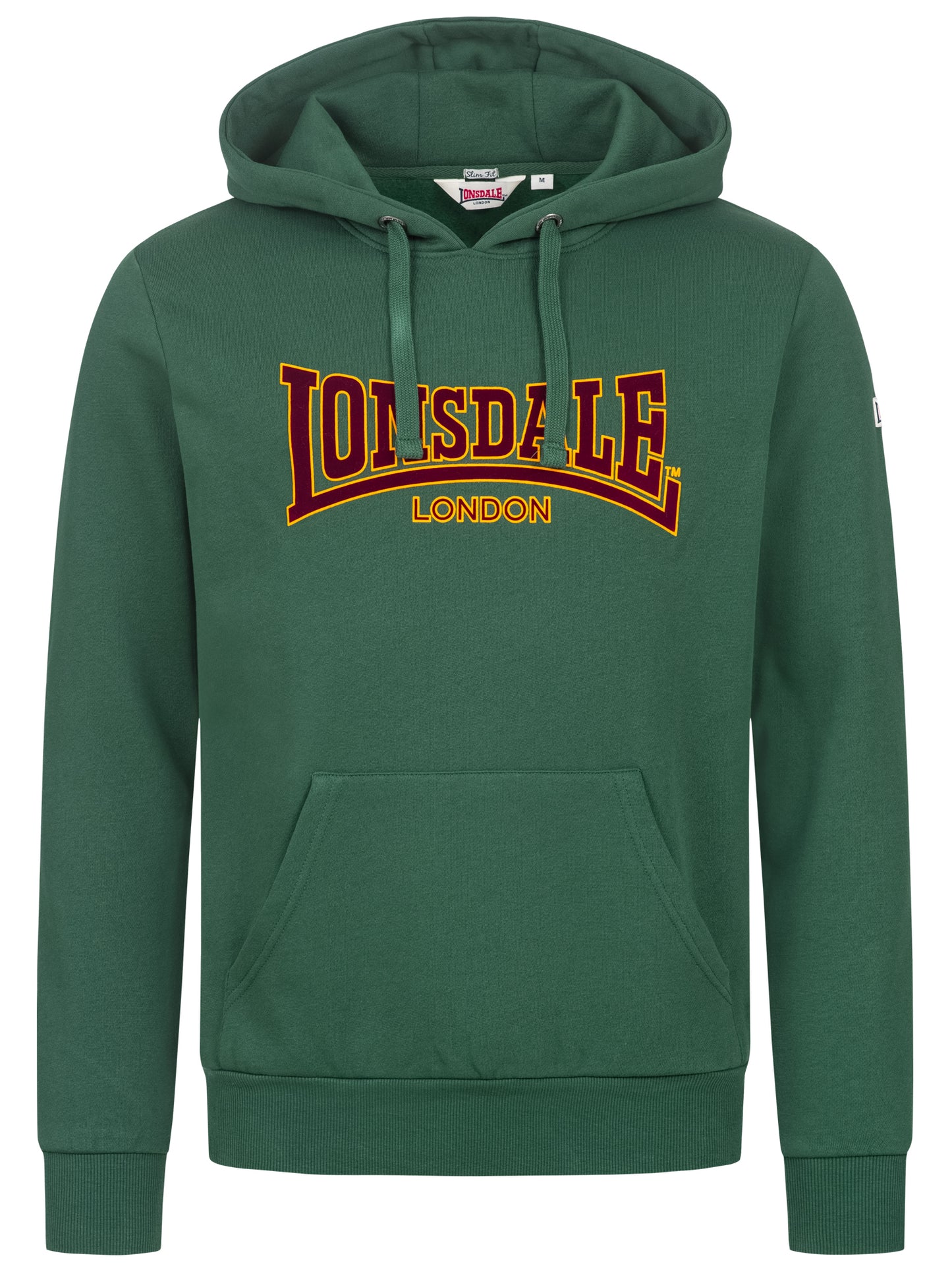 Lonsdale Kapuzensweatshirt in klassischem Design mit Frontprint, Kängurutasche und verstellbarer Kapuze – sportlich-lässig und bequem