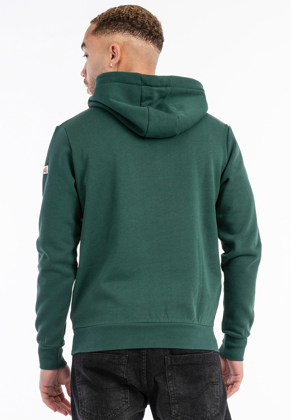 Lonsdale Kapuzensweatshirt in klassischem Design mit Frontprint, Kängurutasche und verstellbarer Kapuze – sportlich-lässig und bequem
