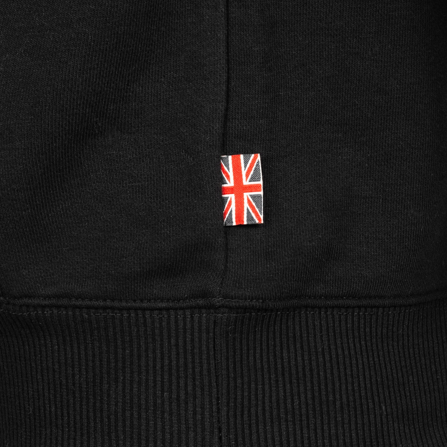 Lonsdale 117032 Hooded One Tone Kapuzenpullover Schwarz