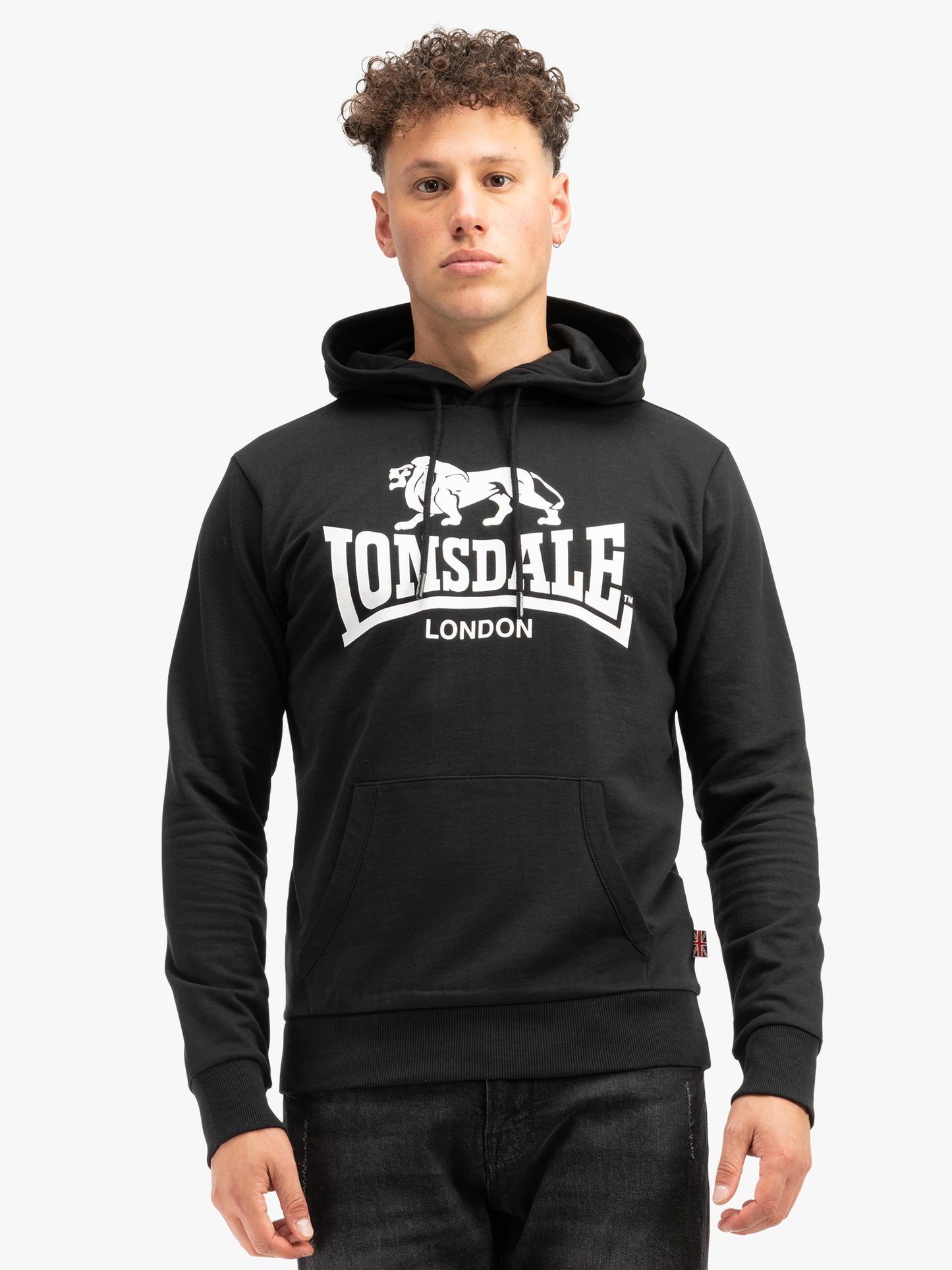 Lonsdale 117033 Fremington Hoodie Schwarz