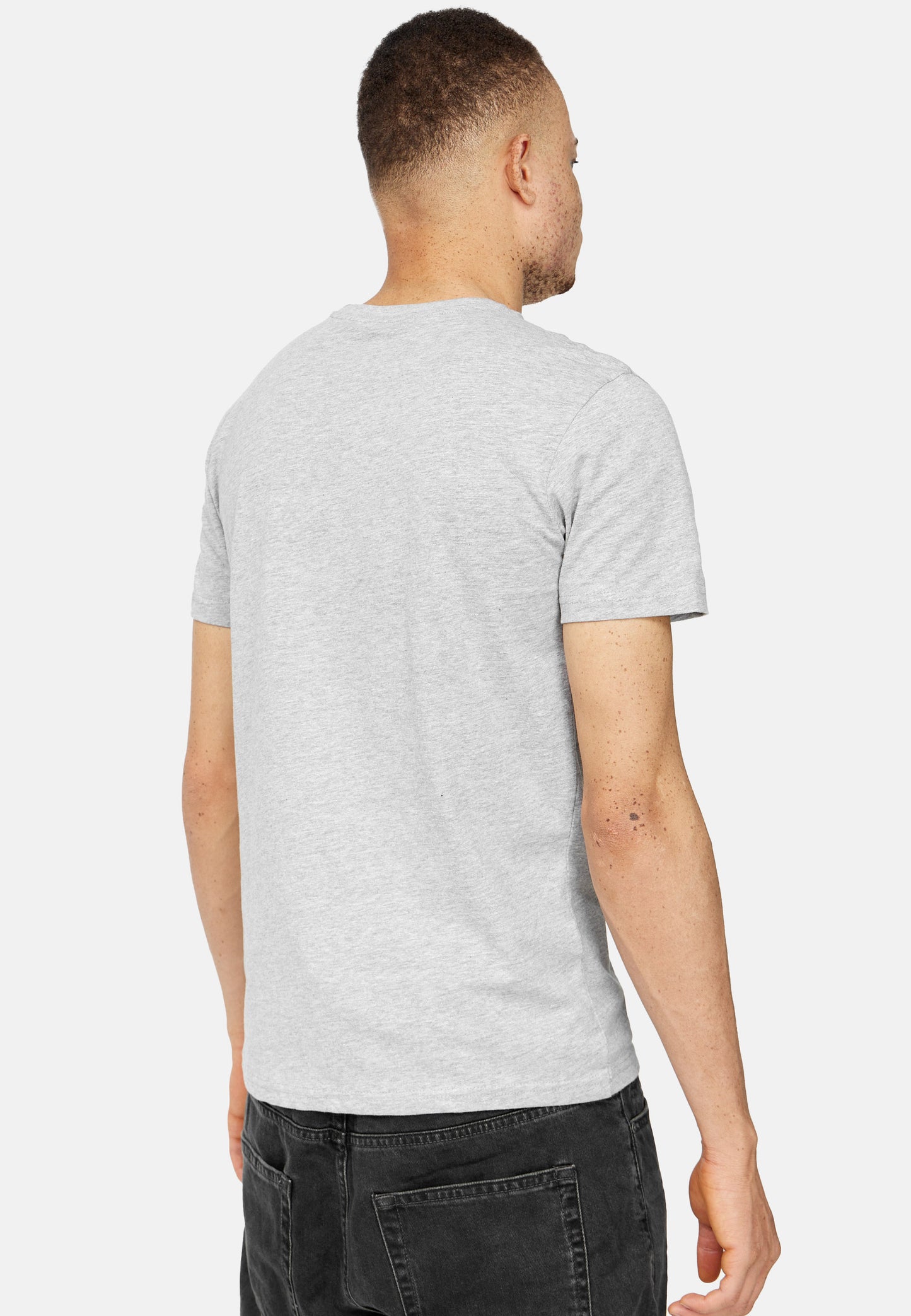 Lonsdale 117036 Endmoor T-Shirt Marl Grey