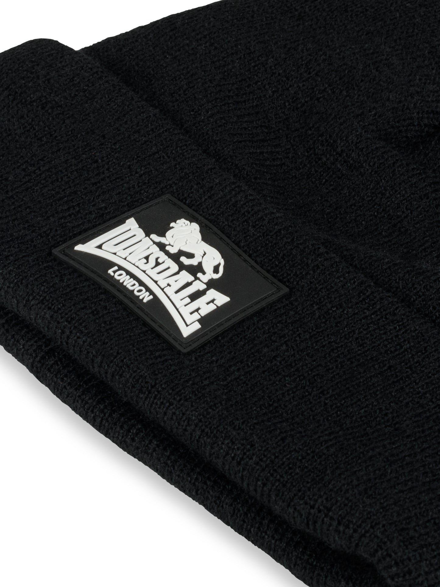 Lonsdale 117043 Dalston Beanie Schwarz