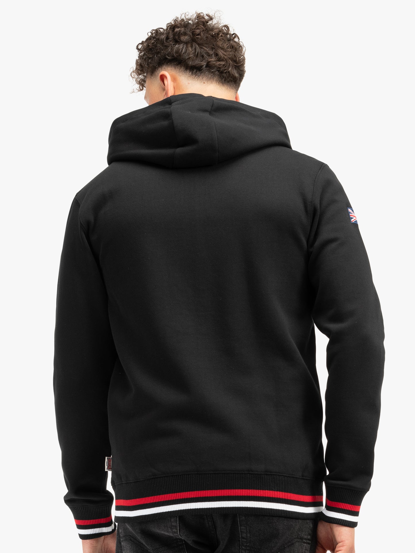 Lonsdale 117081 Nateby Kapuzensweatjacke Schwarz